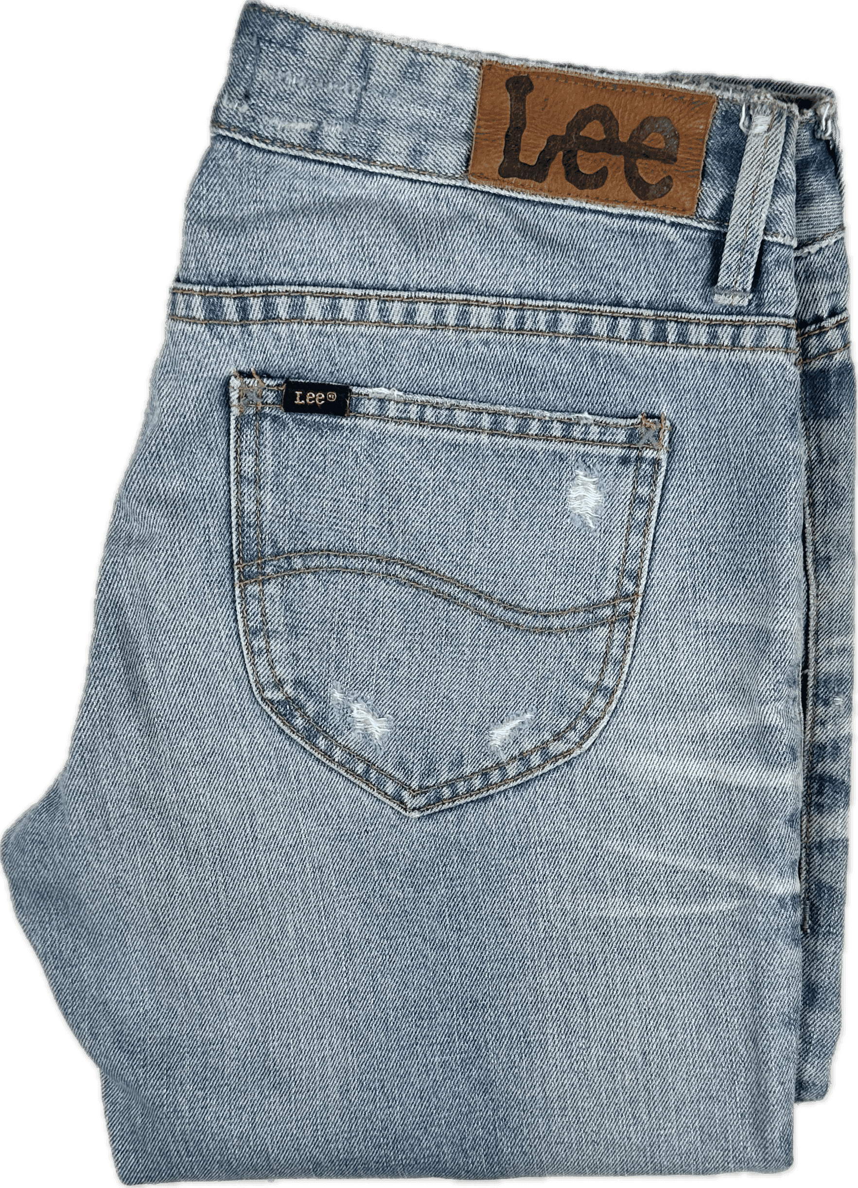 Lee Jeans Light Wash ' Straight L2 ' Jeans- Size 10 — photo 2 of 7