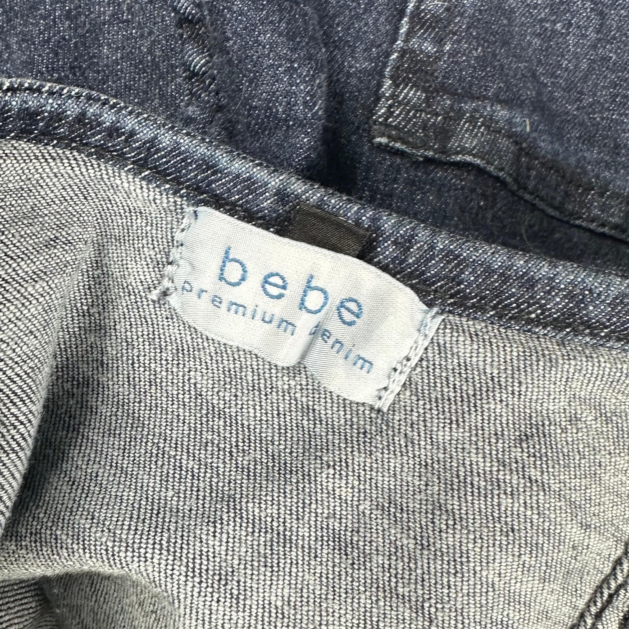 Bebe Denim Halter Jumpsuit Romper Playsuit - Size S — photo 3 of 5