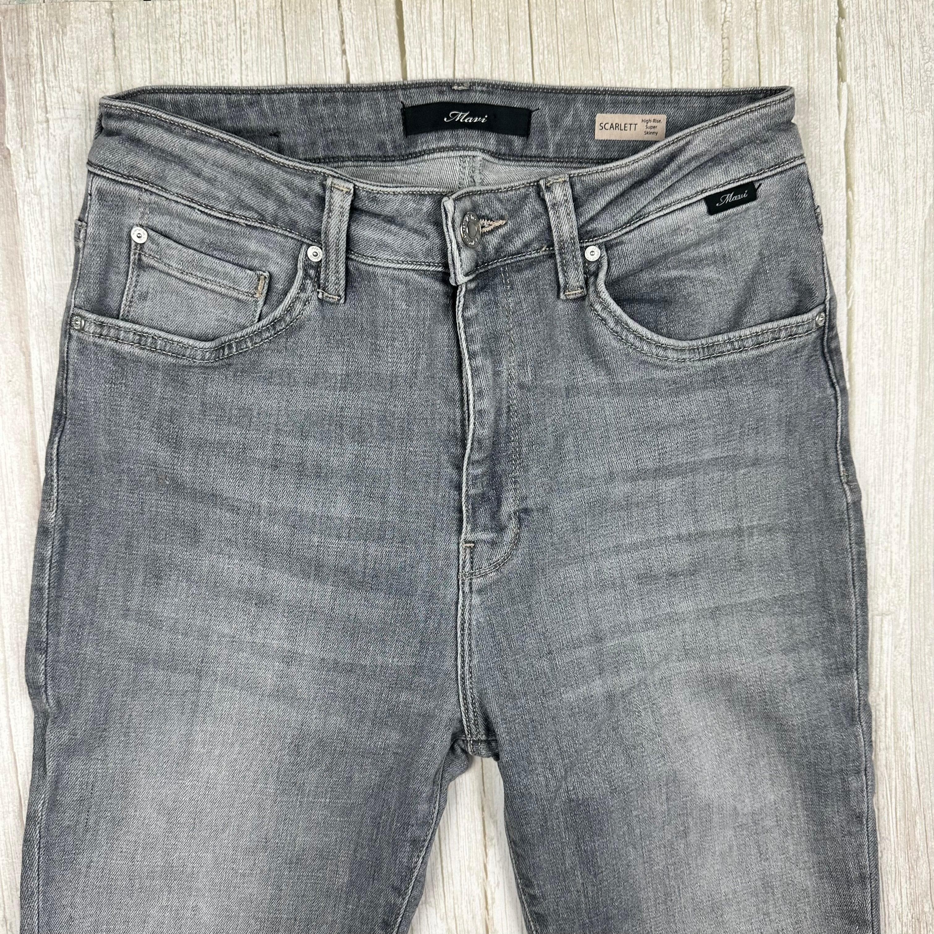 Mavi Ladies 'Scarlett' Grey High Super Skinny Jeans -Size 27 — photo 7 of 10