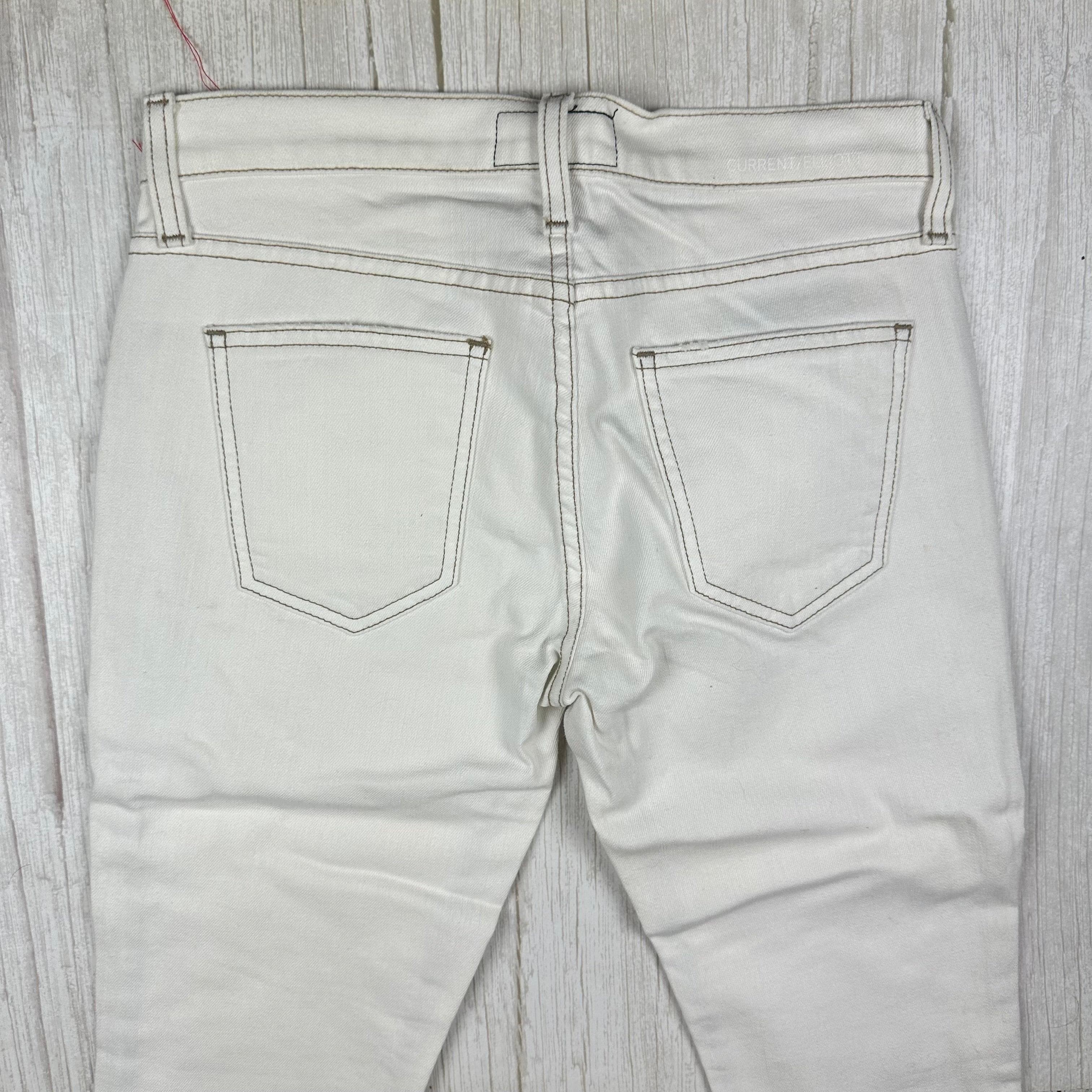 NWT- Current/Elliot 'The Ankle Skinny ' Sandy White Jeans- Size 25 — photo 6 of 7
