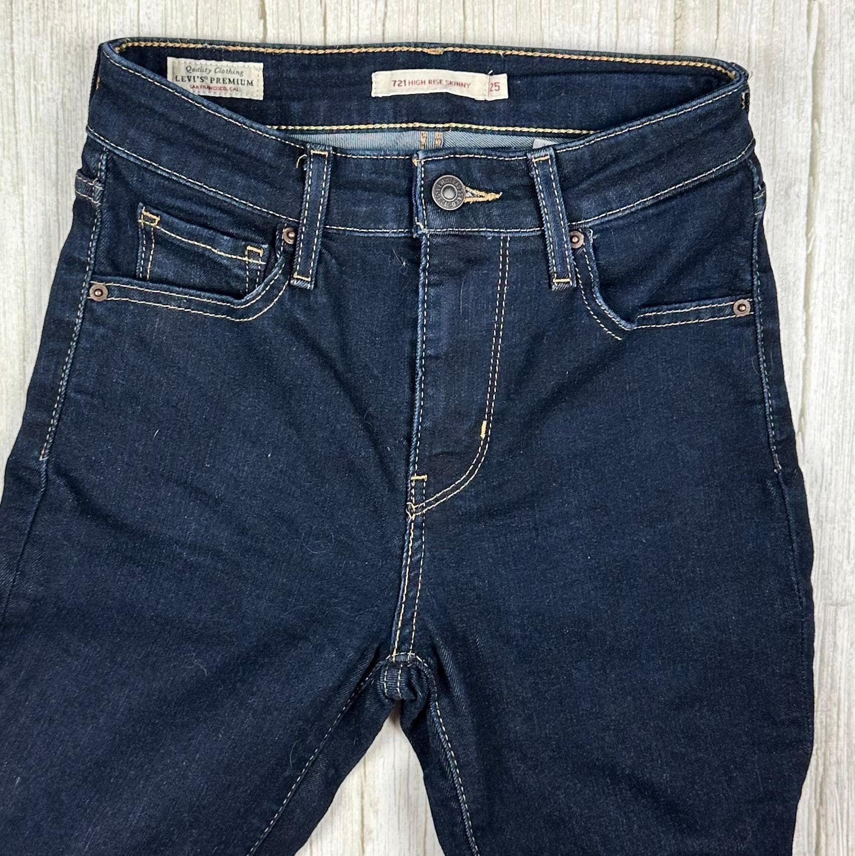 Levis 721 Ladies 'High Rise Skinny' Jeans - Size 25 — photo 5 of 8