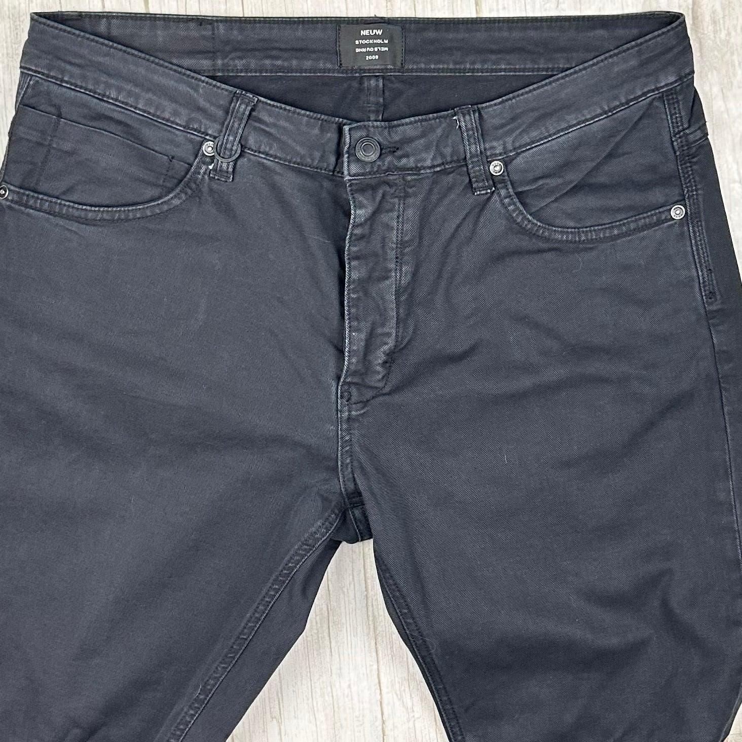 NEUW 'Lou Slim' Mens Stretch Black Jeans - Size 36/34 — photo 3 of 5