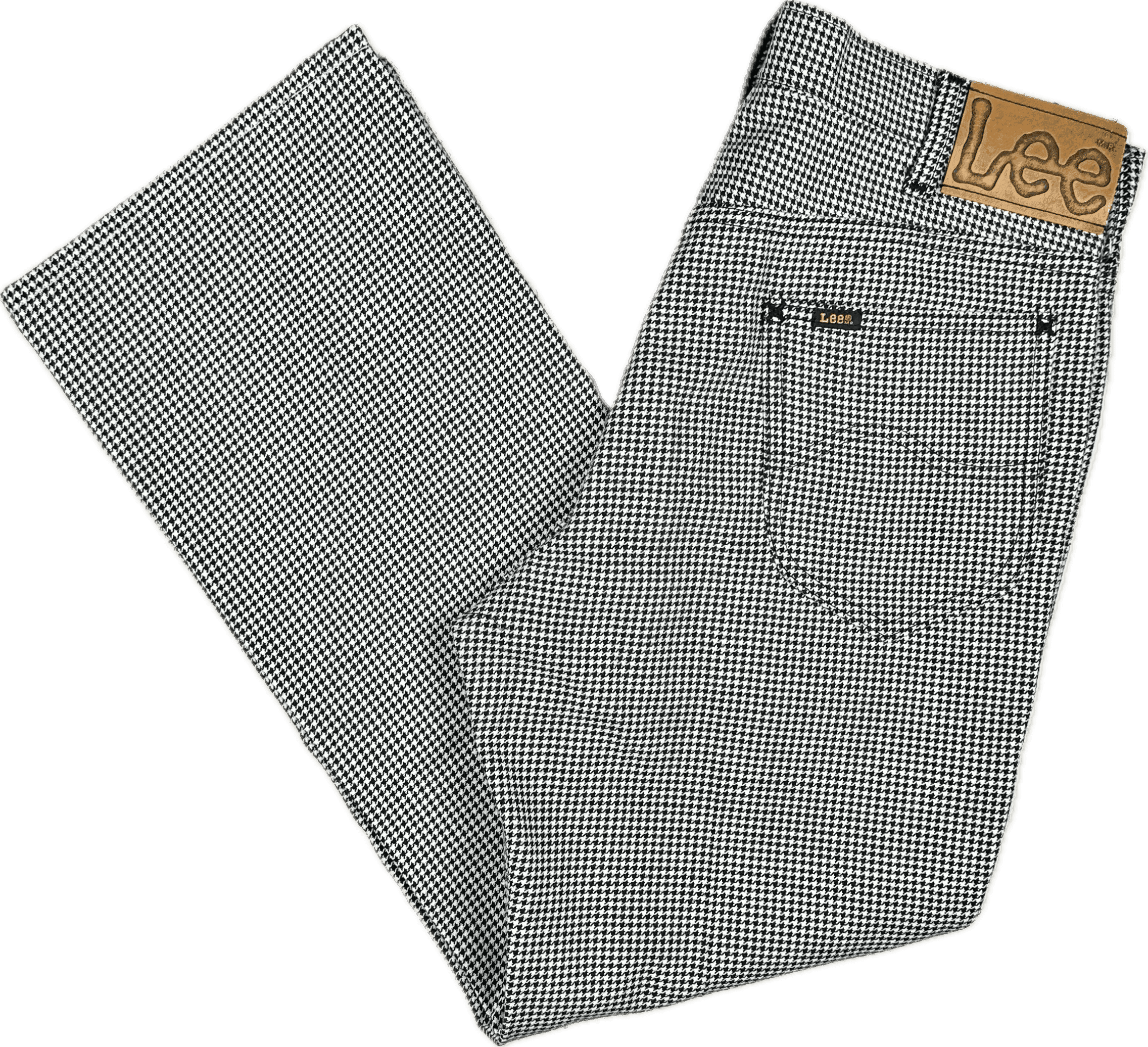 Lee Vintage Houndstooth Bootcut Flare Jeans- Suit Size 30 Short — photo 1 of 7