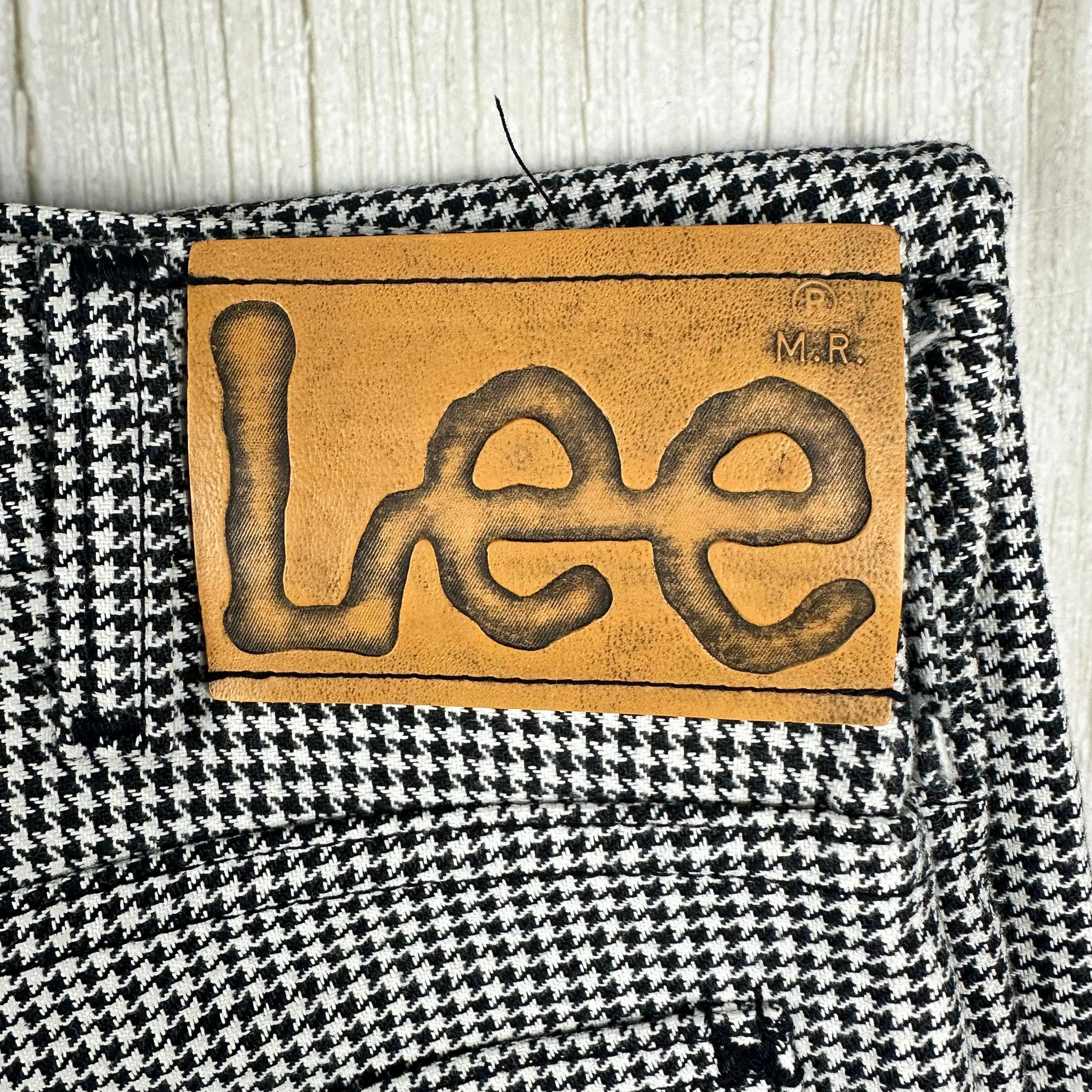 Lee Vintage Houndstooth Bootcut Flare Jeans- Suit Size 30 Short — photo 5 of 7