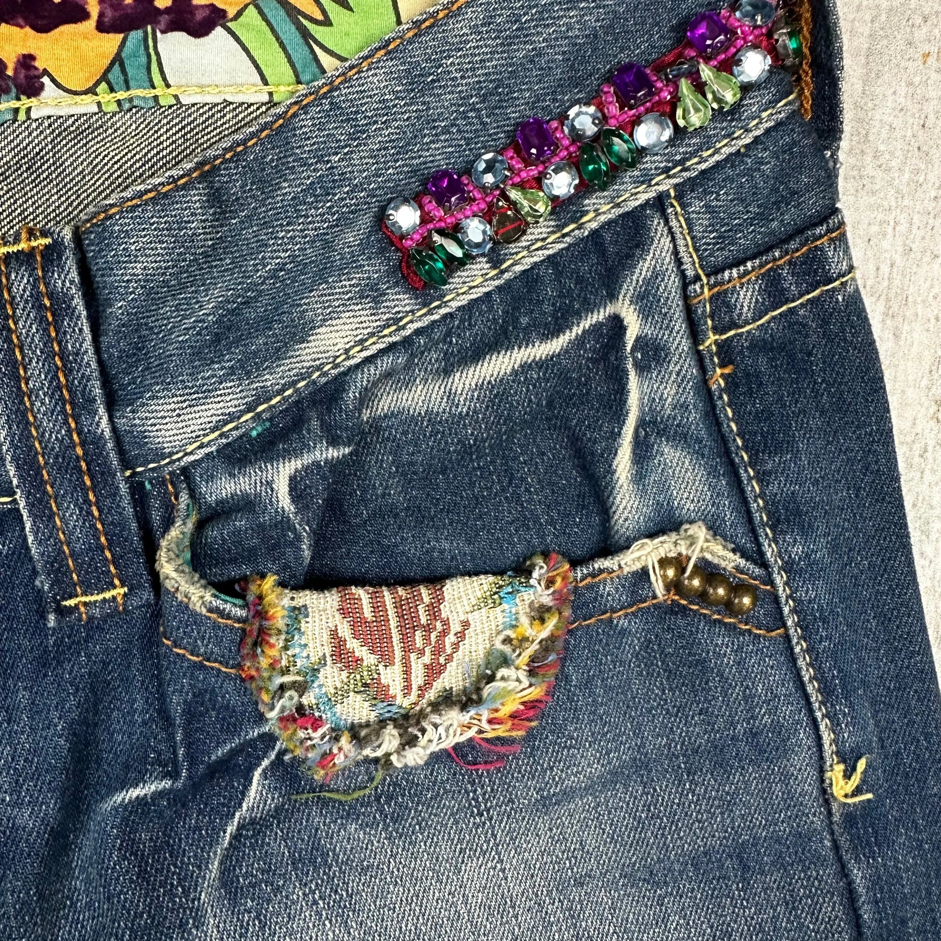 Puta De Madre Y2K Low Rise Straight Leg Jeans- Size 26 — photo 6 of 8