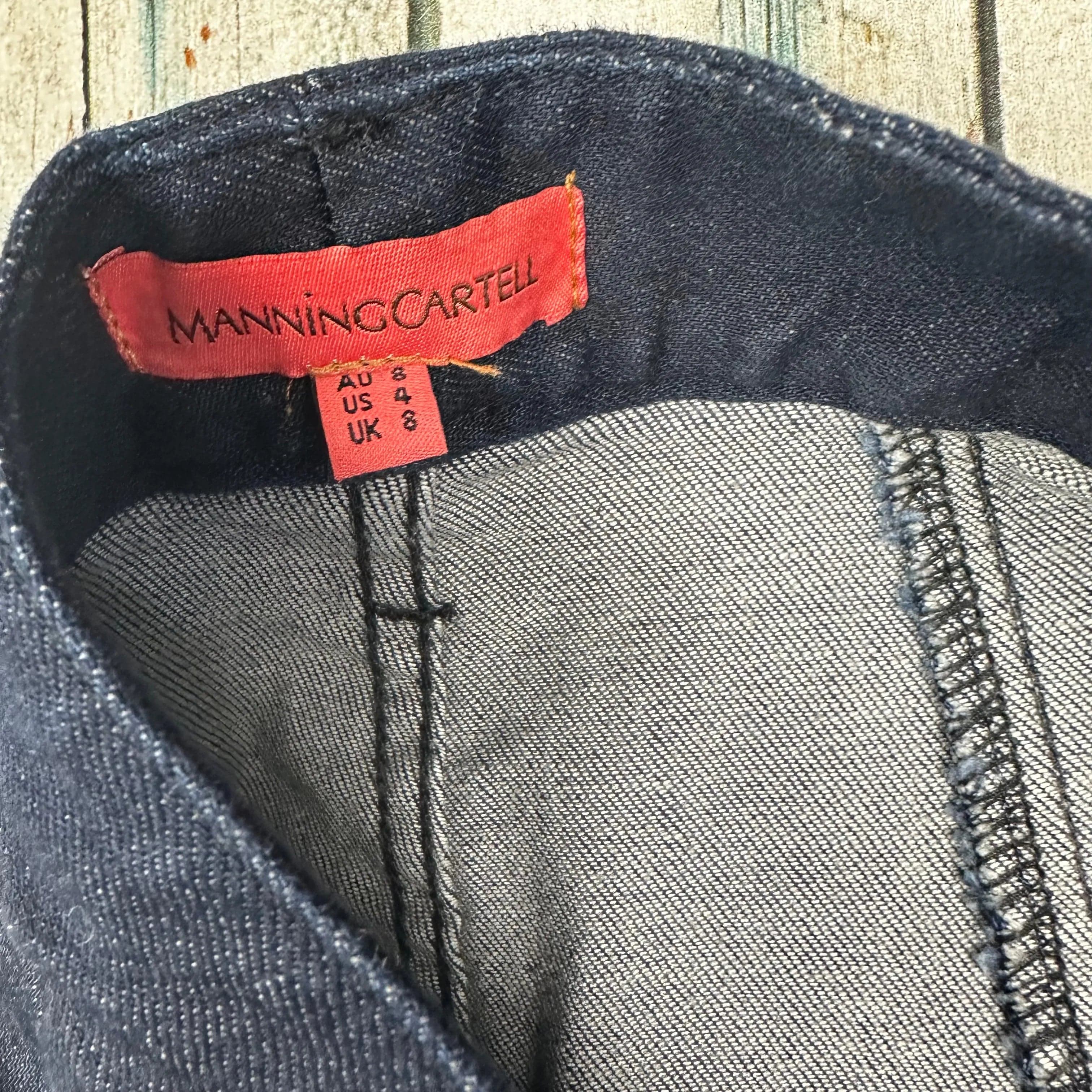 Manning Cartell Australian Made Tab Detail Jeans- Size 8 — photo 5 of 8