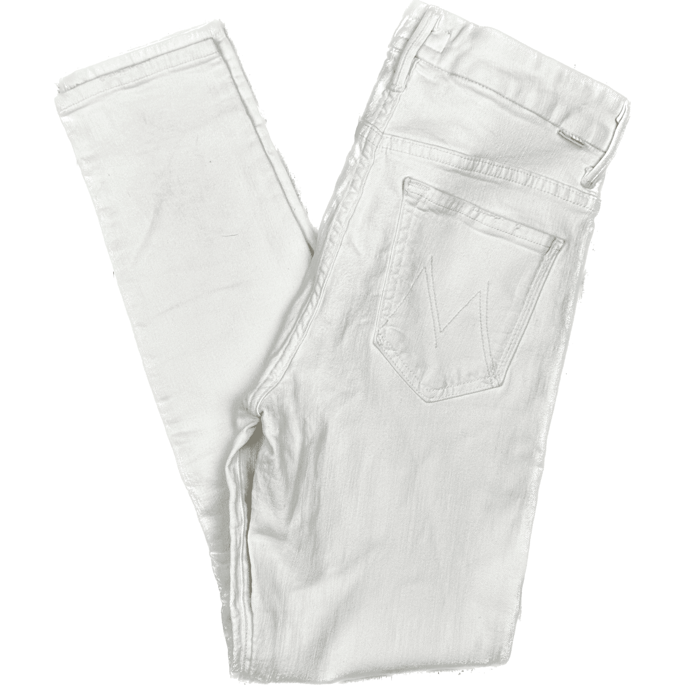 Mother 'High Waisted Looker' Whipping the Cream Jeans - Size 28 — photo 2 of 10