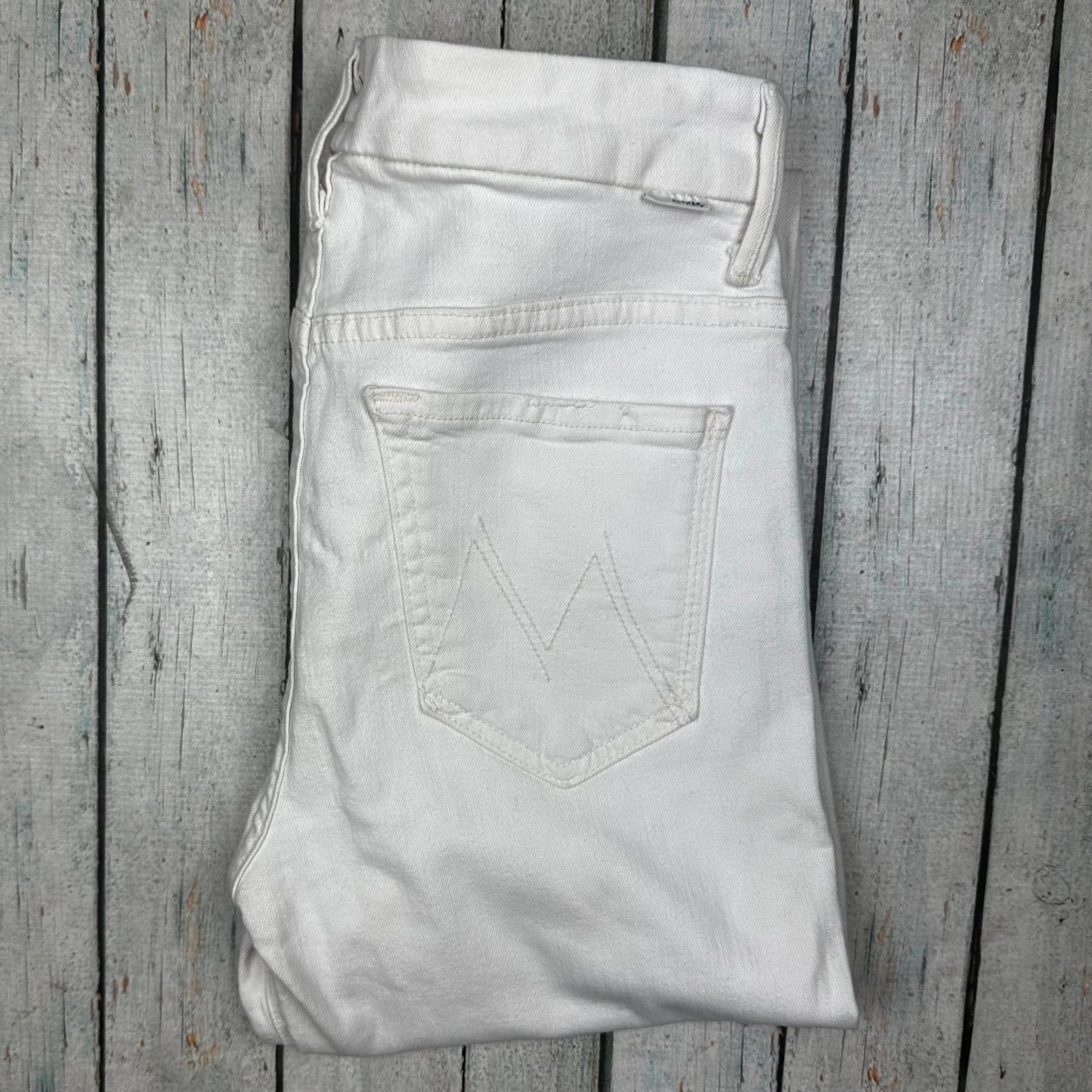 Mother 'High Waisted Looker' Whipping the Cream Jeans - Size 28 — photo 3 of 10