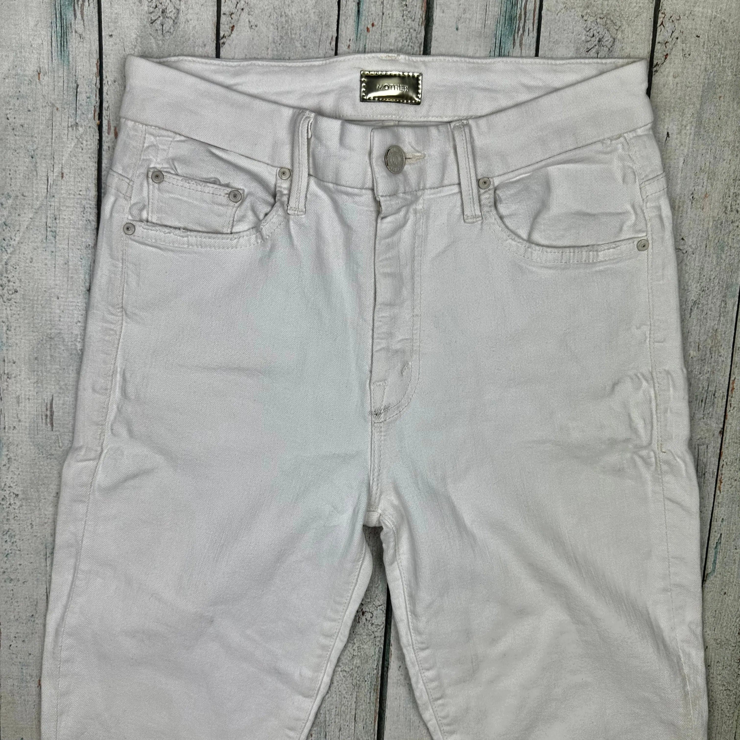 Mother 'High Waisted Looker' Whipping the Cream Jeans - Size 28 — photo 7 of 10
