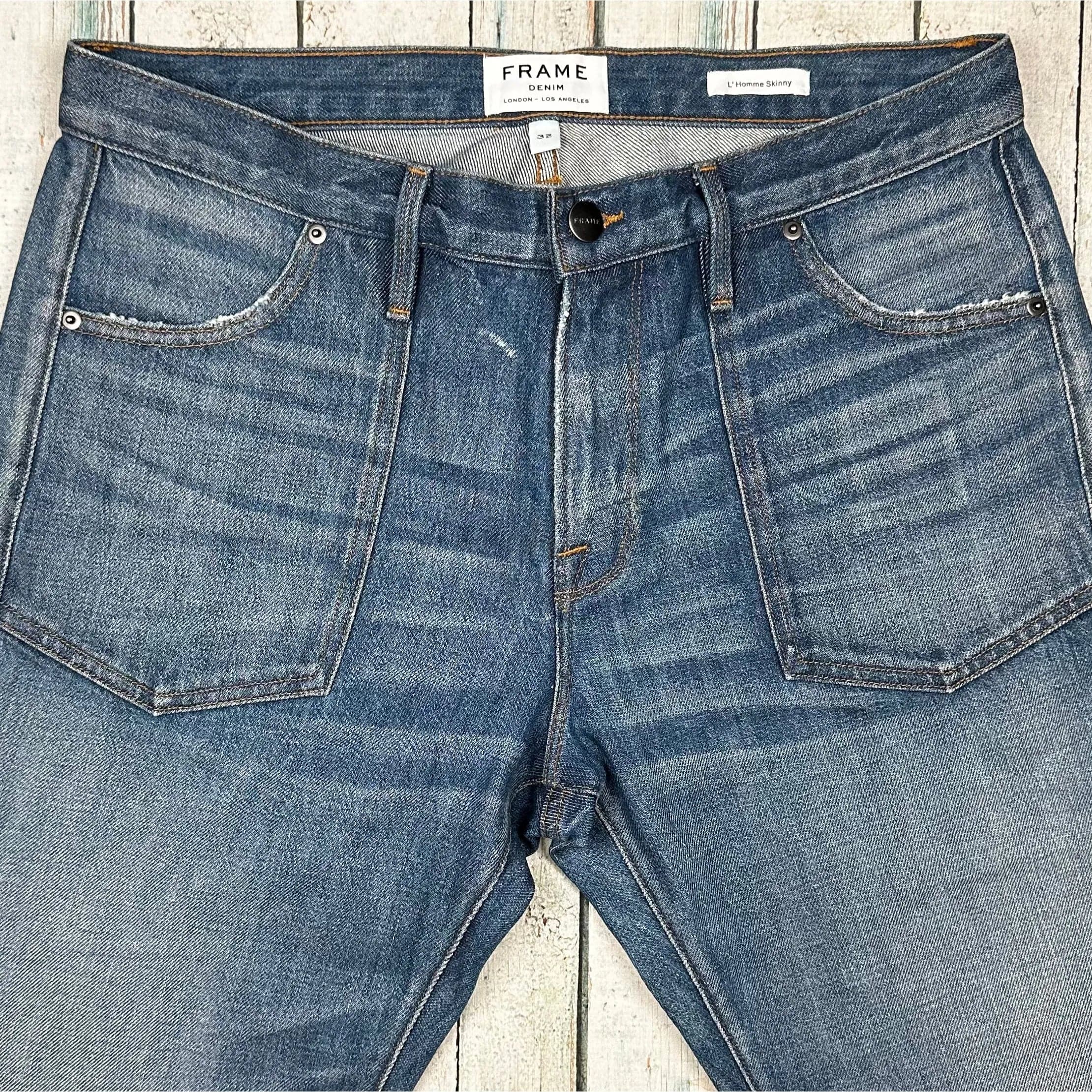 NEW- Frame Denim Mens 'L'Homme Skinny' Jeans- Size 32 — photo 4 of 7