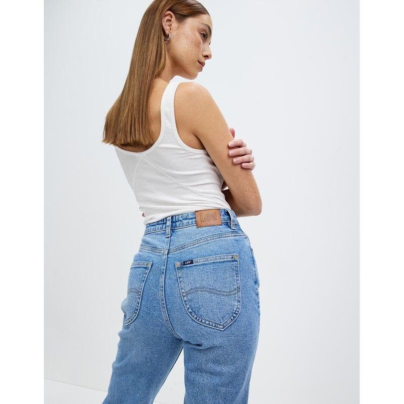 NWT - Lee 'High Moms High Tapered' Ladies Jeans- Size 12 — photo 2 of 4