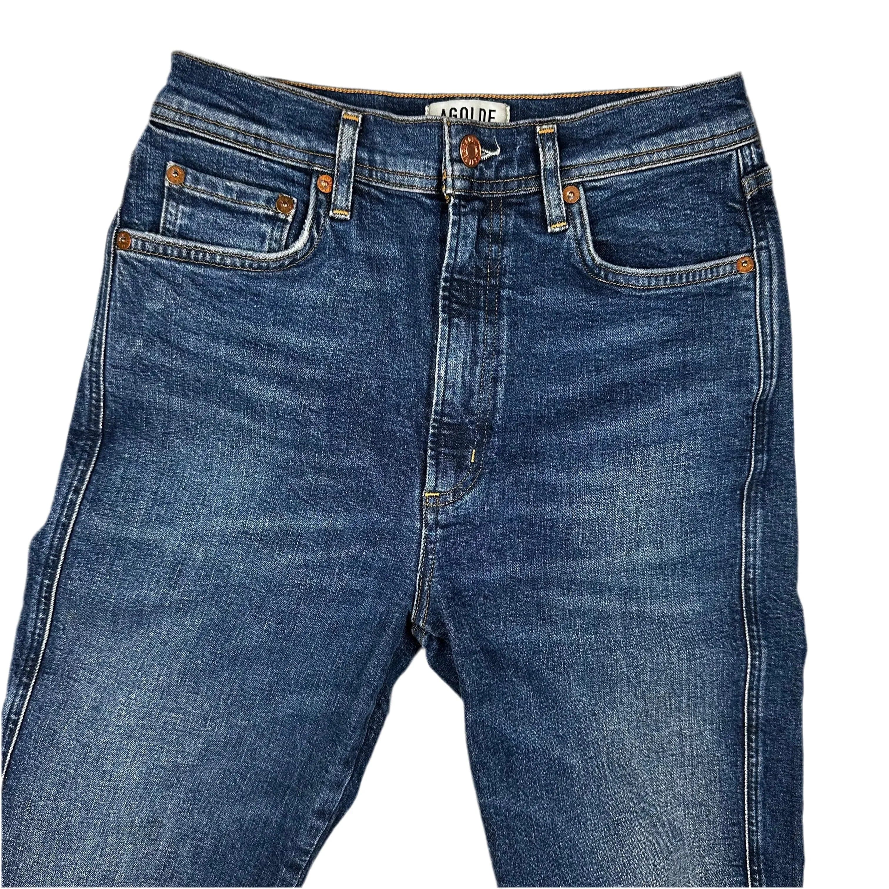 AGOLDE High Rise Skinny Tapered Jeans- Size 27 — photo 2 of 7