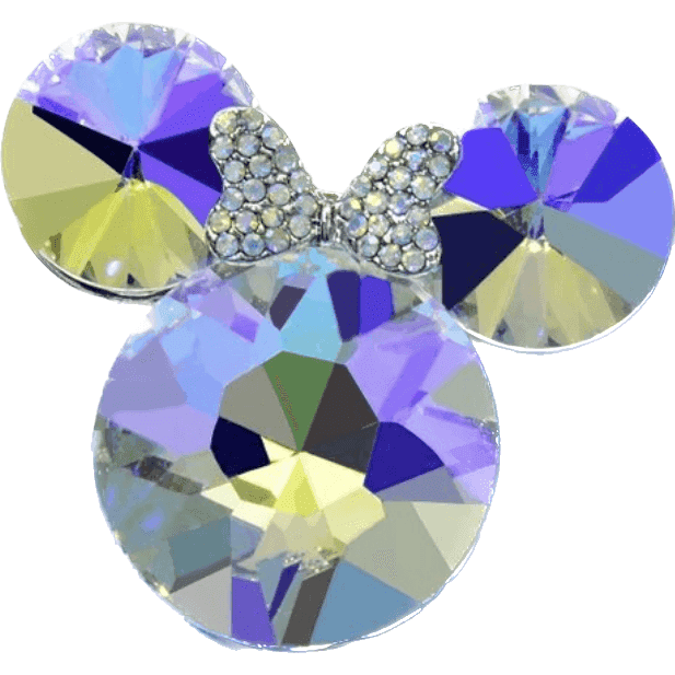 Crystal Mouse Head Brooch — photo 1 of 4