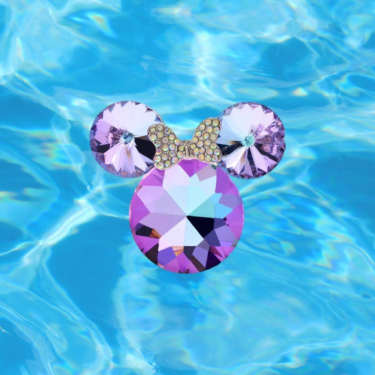 Crystal Mouse Head Brooch — photo 3 of 4