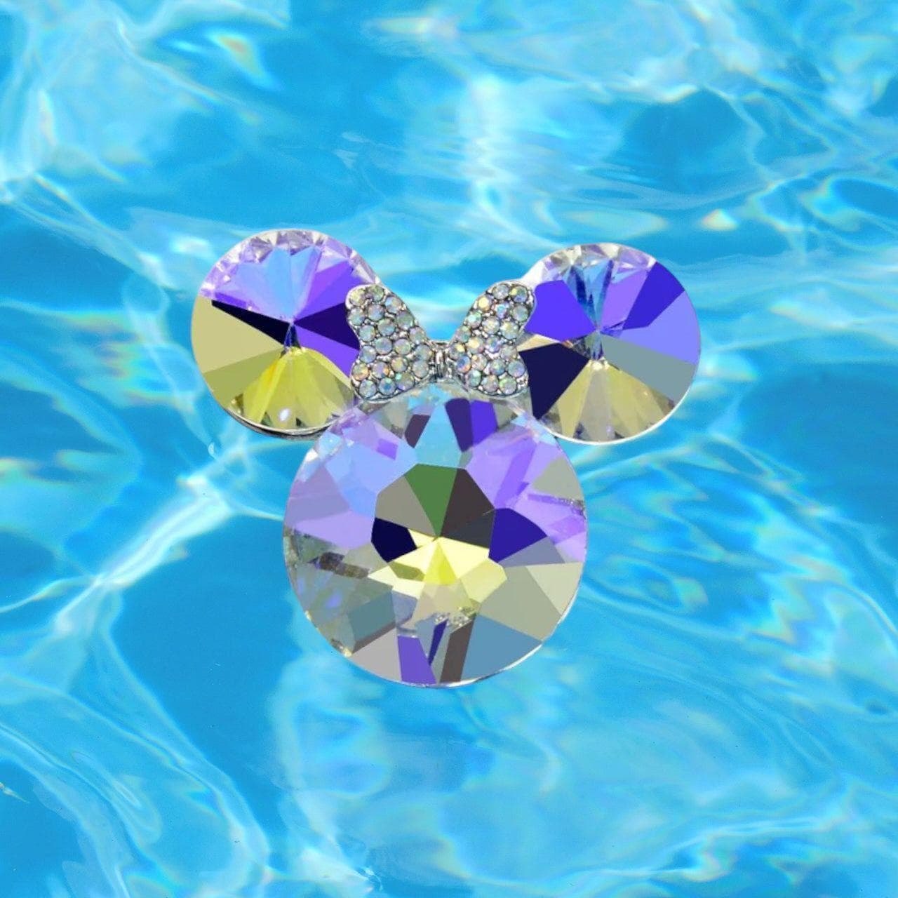 Crystal Mouse Head Brooch — photo 4 of 4