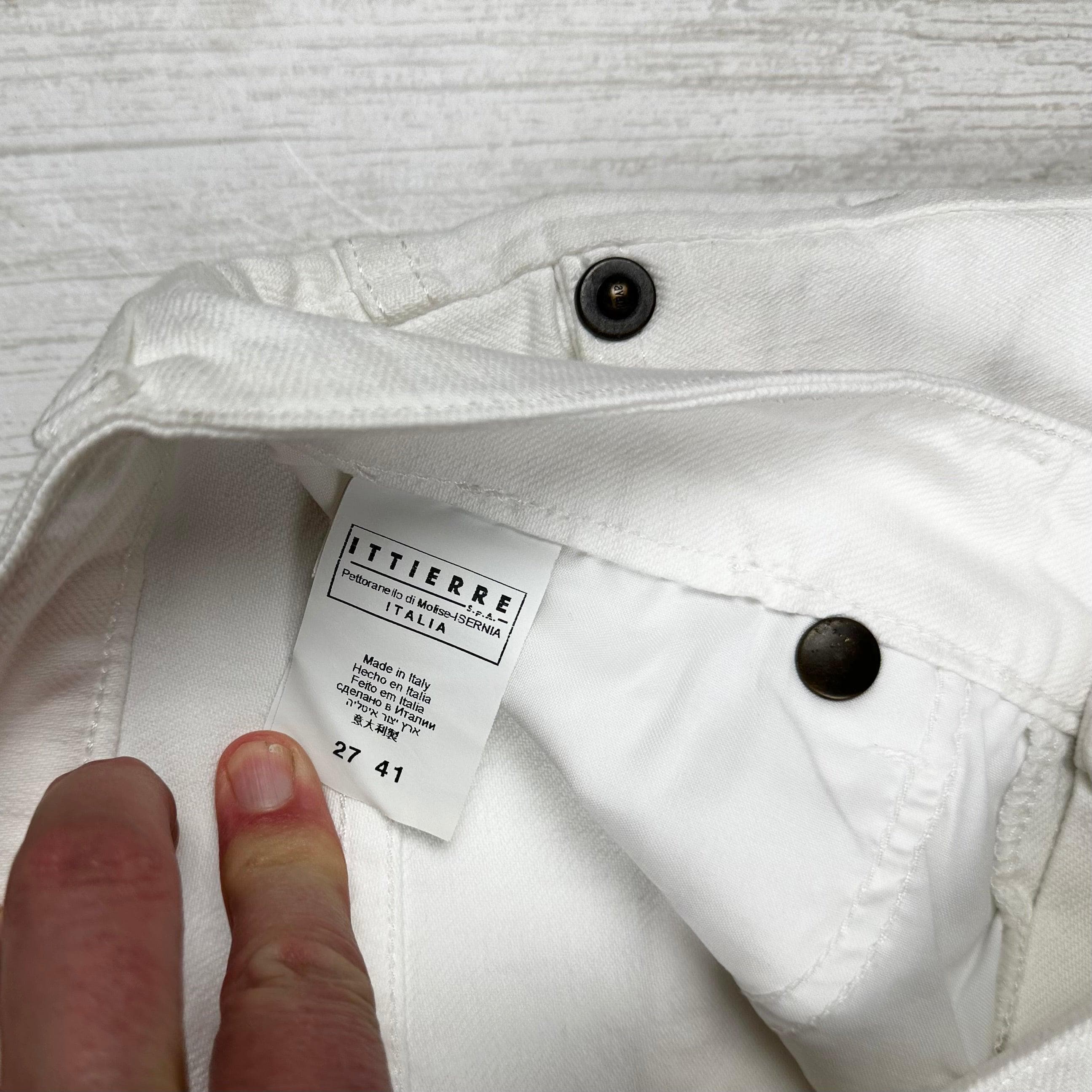 Just Cavalli Italian Ladies White Slim Straight Jeans - Size 27 — photo 6 of 8
