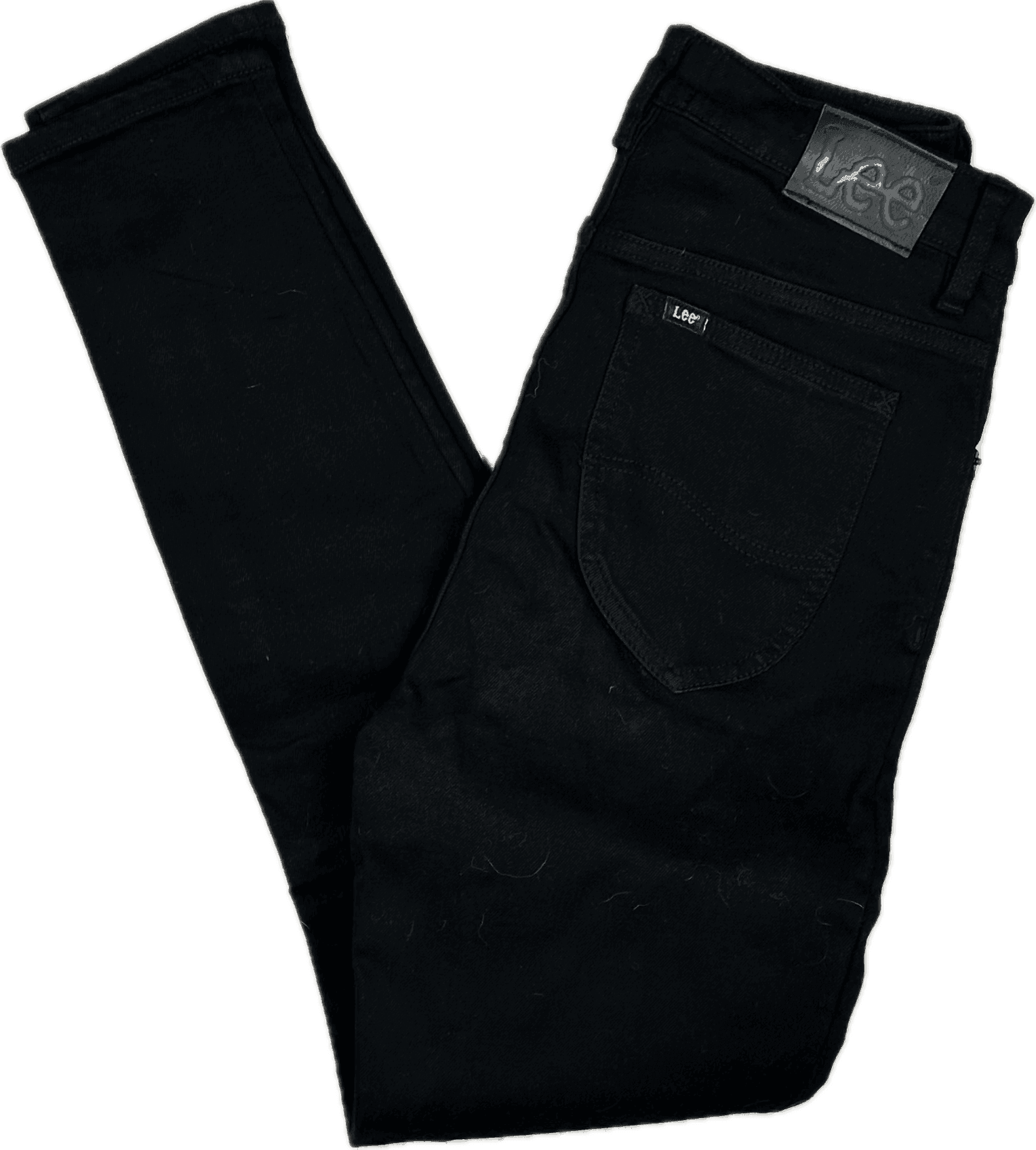 Lee 'High Licks Crop' Black Skinny Jeans - Size 10 — photo 2 of 8