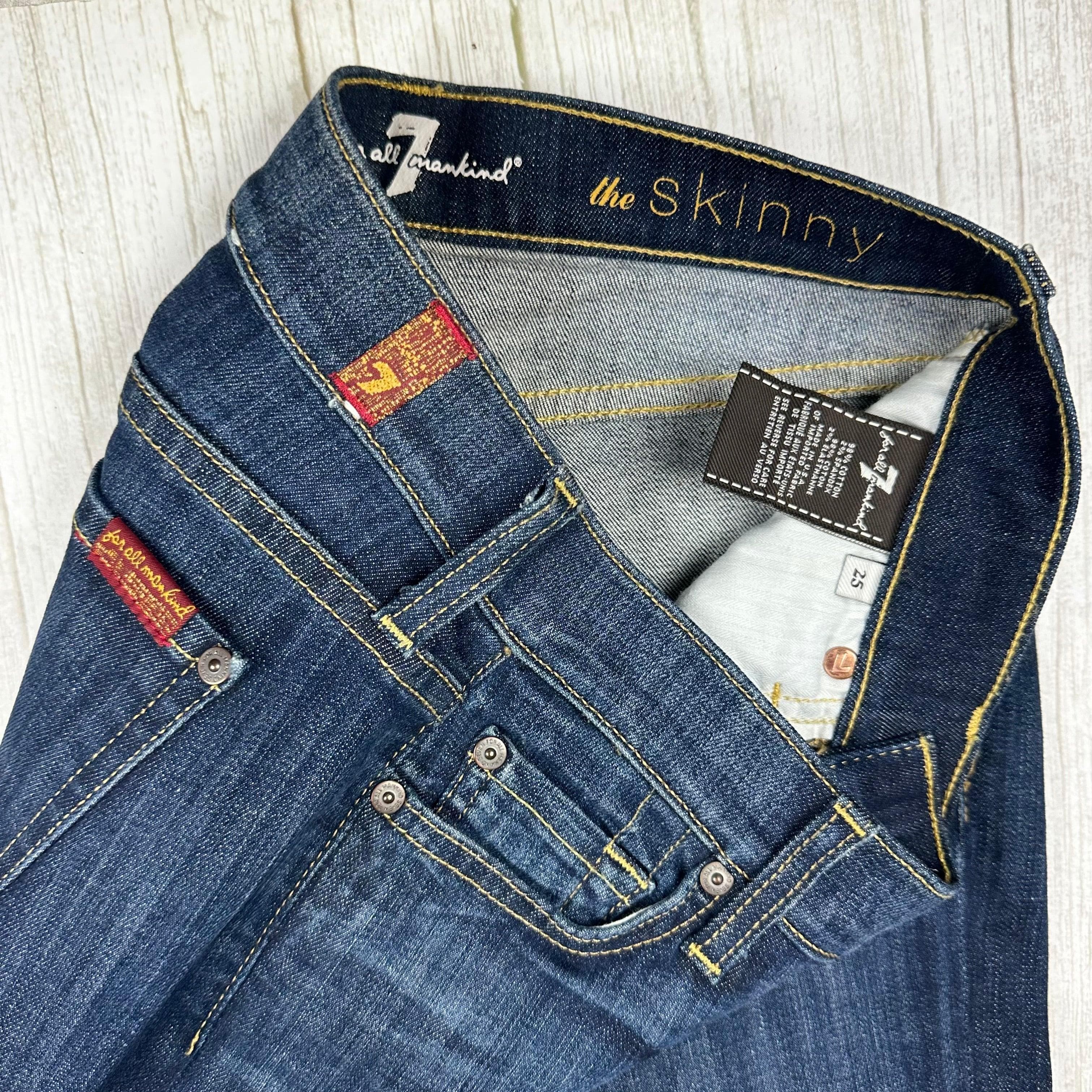 7 for all Mankind 'The Skinny' Jeans Size- 25 — photo 3 of 7