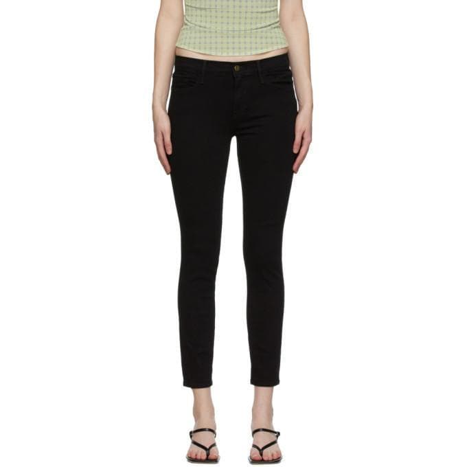 Frame Denim 'Le Skinny de Jeanne Crop' Black Jeans -Size 23 — photo 1 of 7