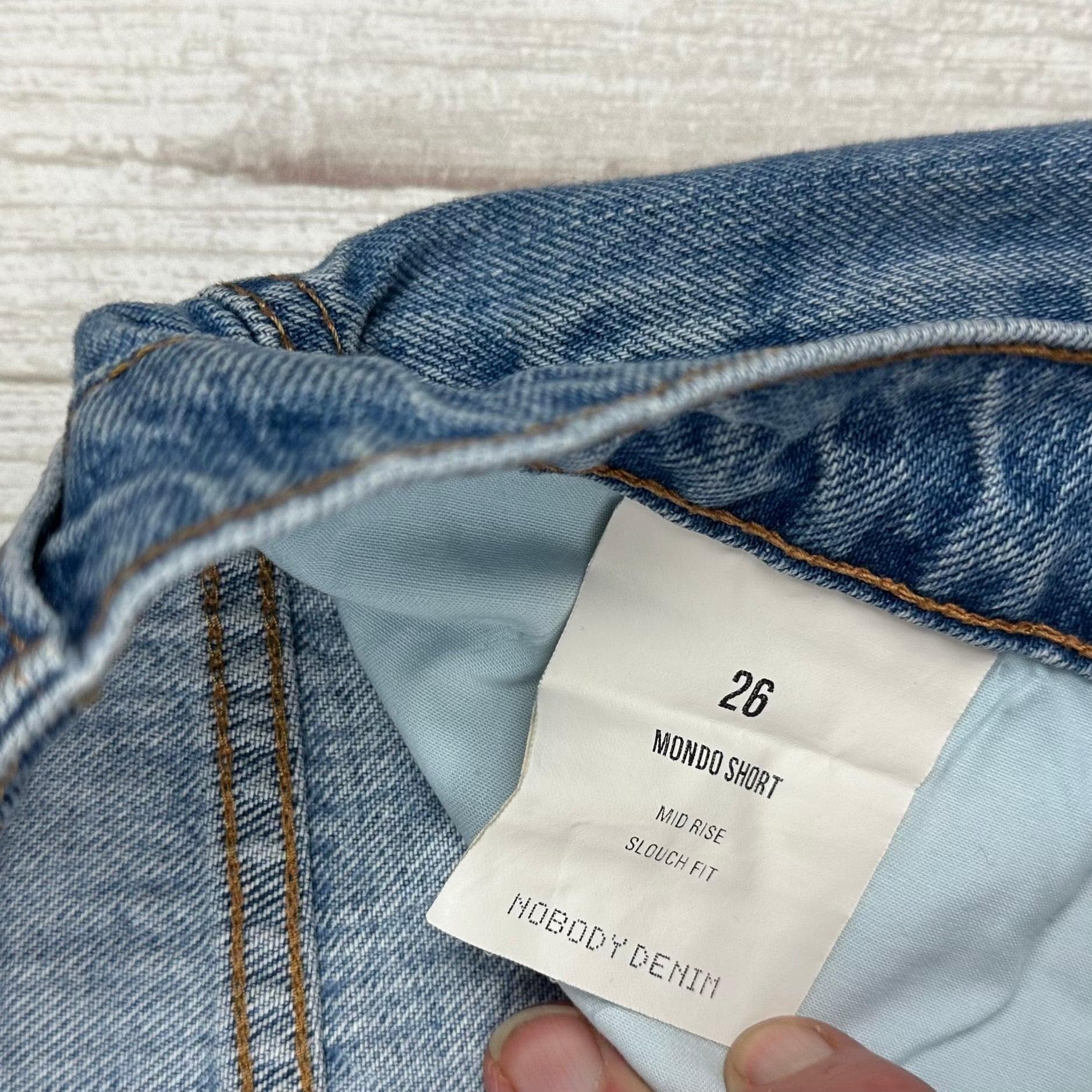 Nobody 'Mondo Short' Mid Rise Slouch Shorts - Size 26 — photo 3 of 4