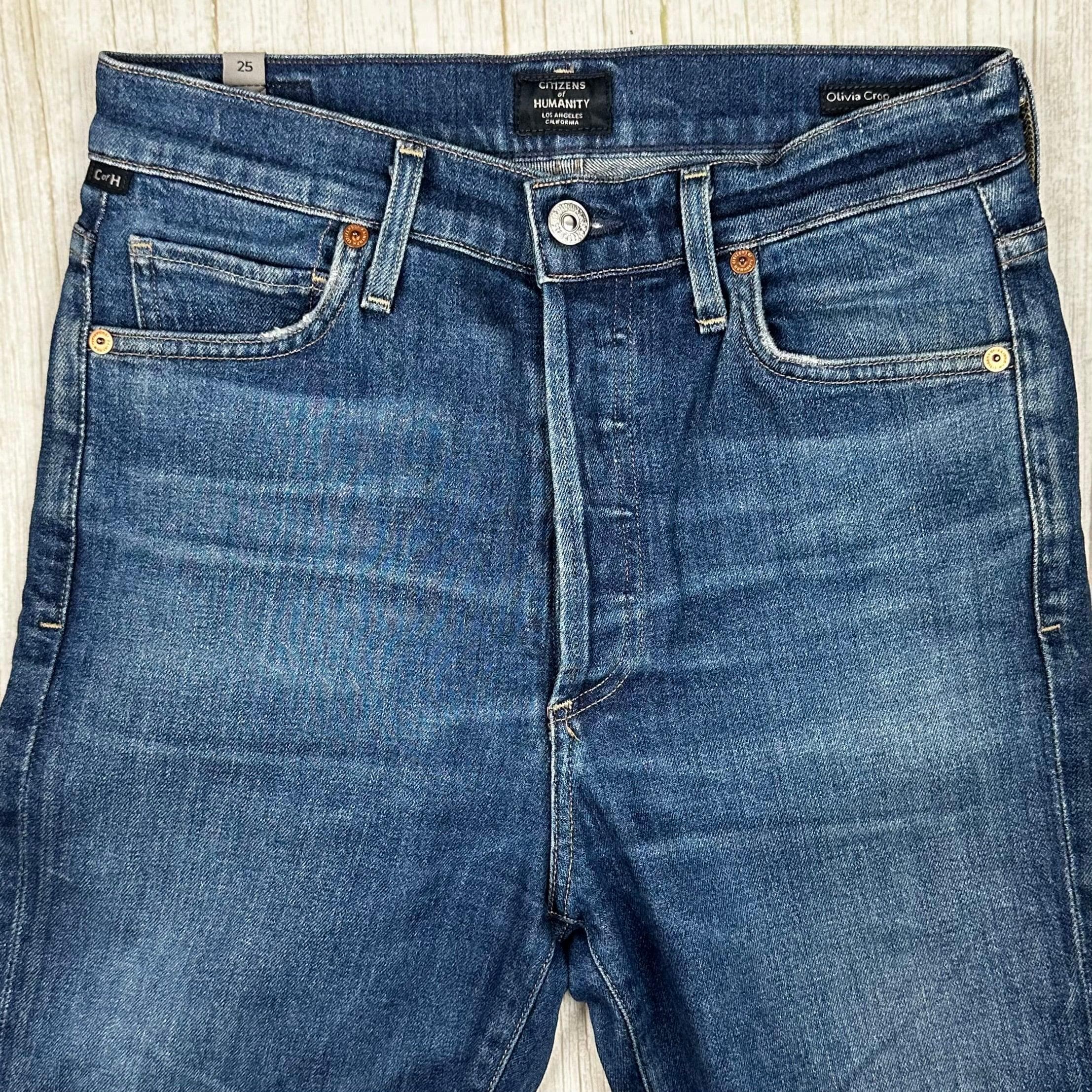 Citizens of Humanity High Rise 'Olivia Crop' Straight Jeans - Size 25 — photo 6 of 9