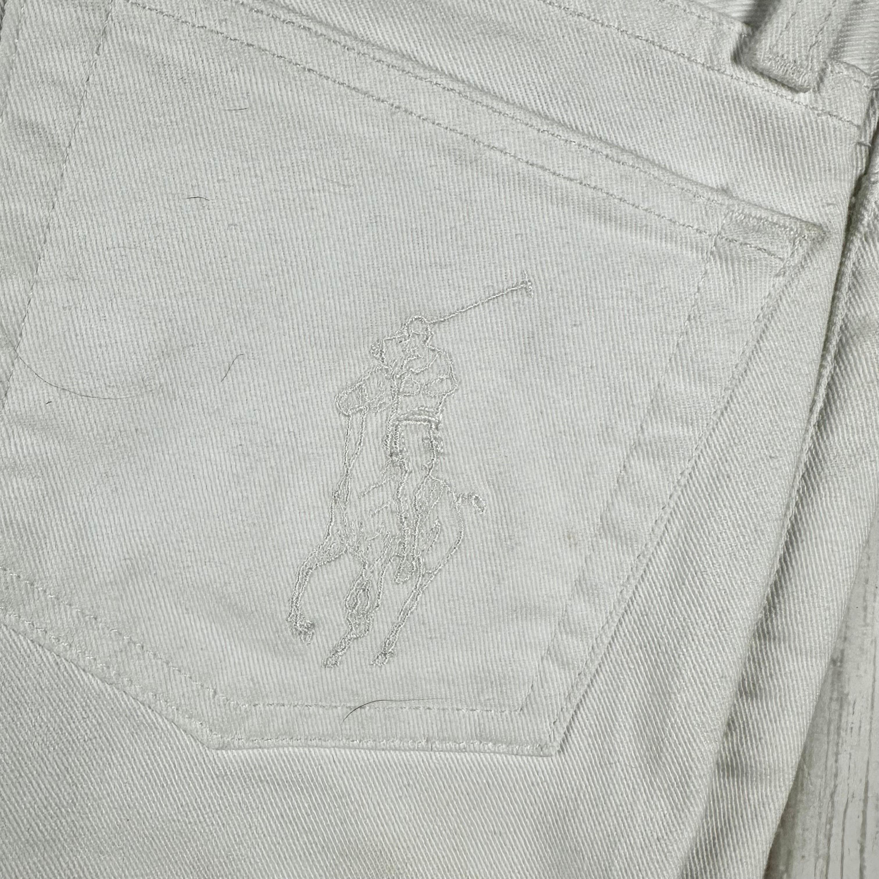 NWT-Ralph Lauren 'Black Label 888' White Denim Jeans - Size 27 — photo 8 of 8