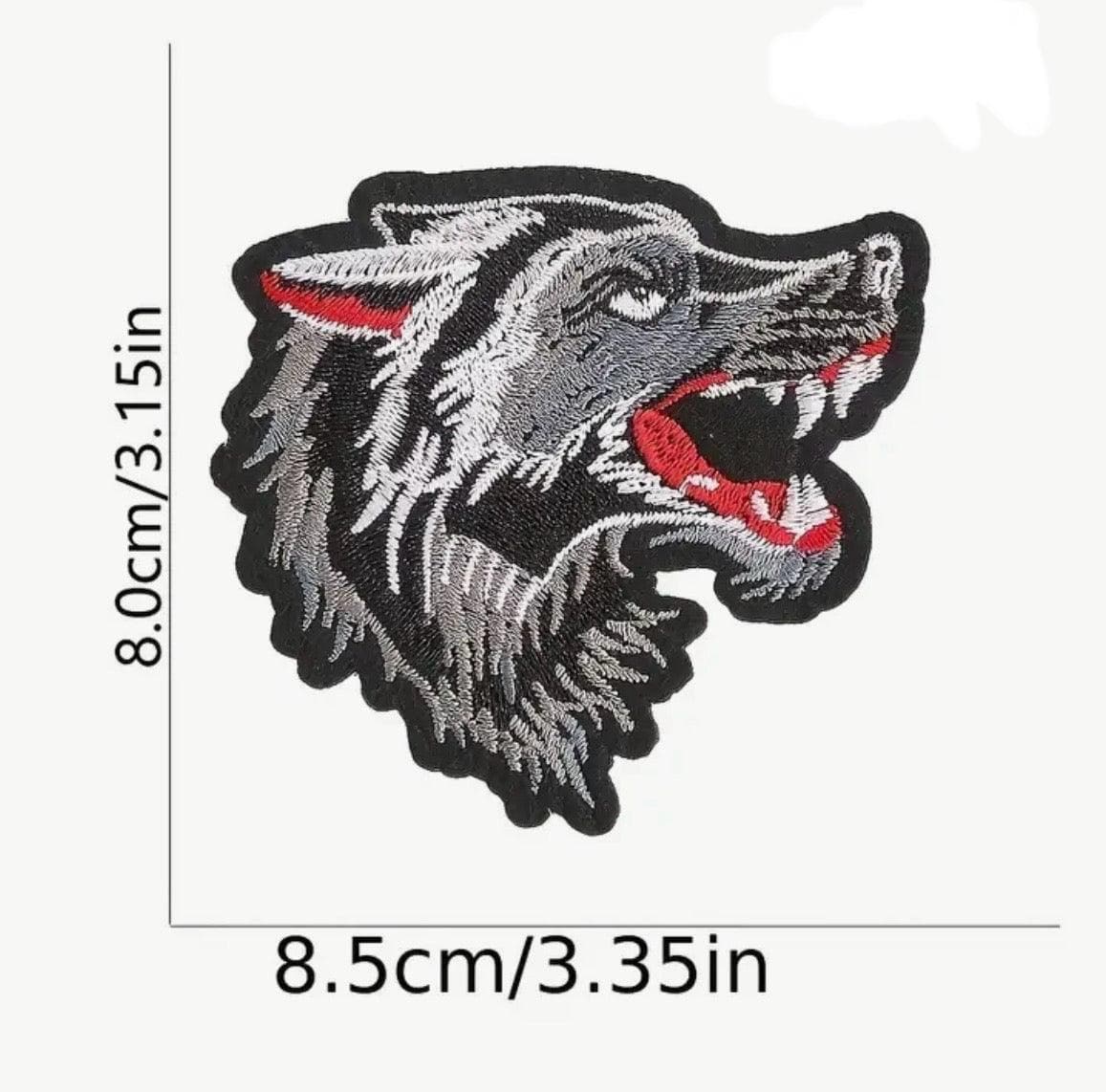 Angry Wolf - Embroidered Cloth Patch — photo 2 of 3
