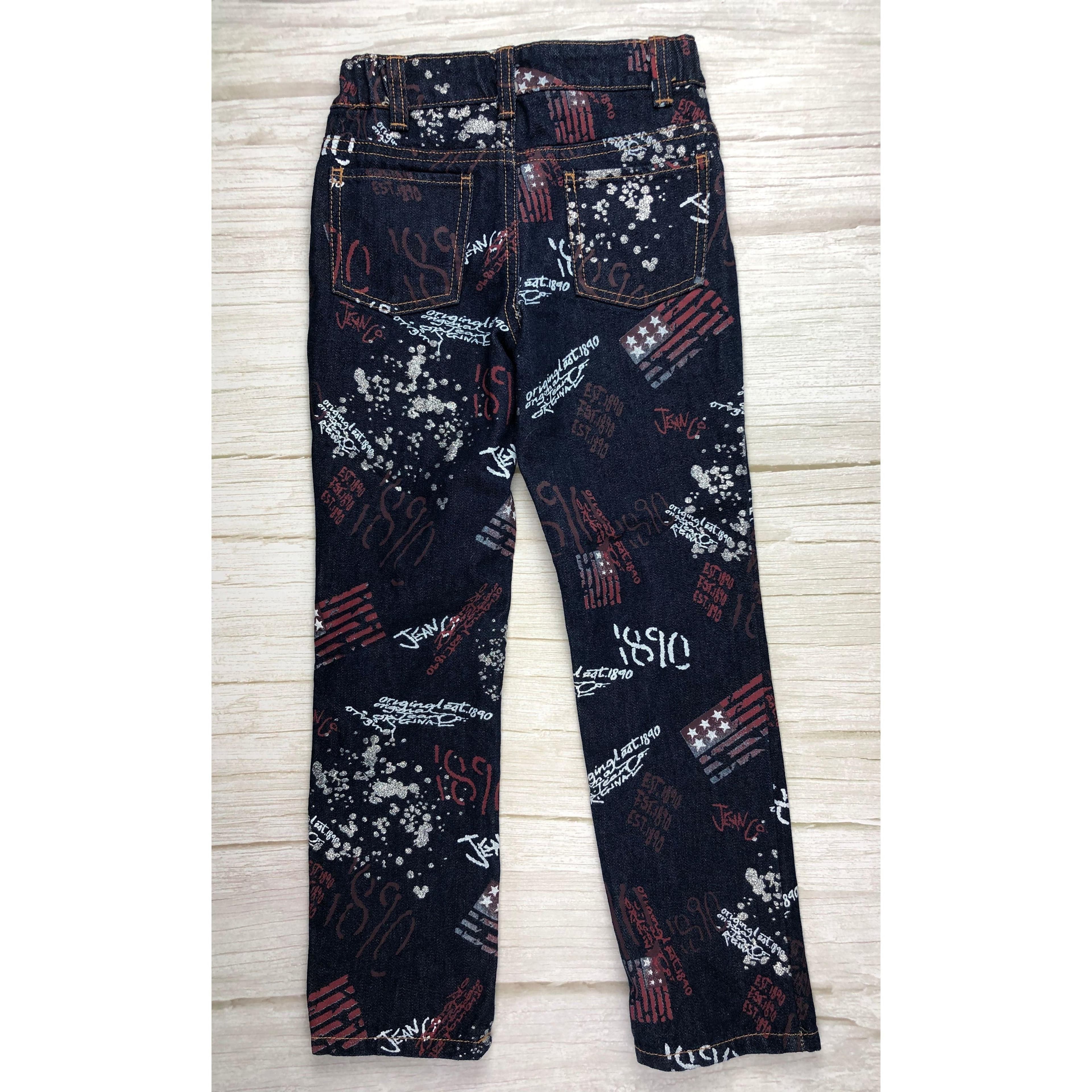 Cherokee USA Graffitti Straight Leg Girls Jeans - Size 6Y — photo 6 of 7