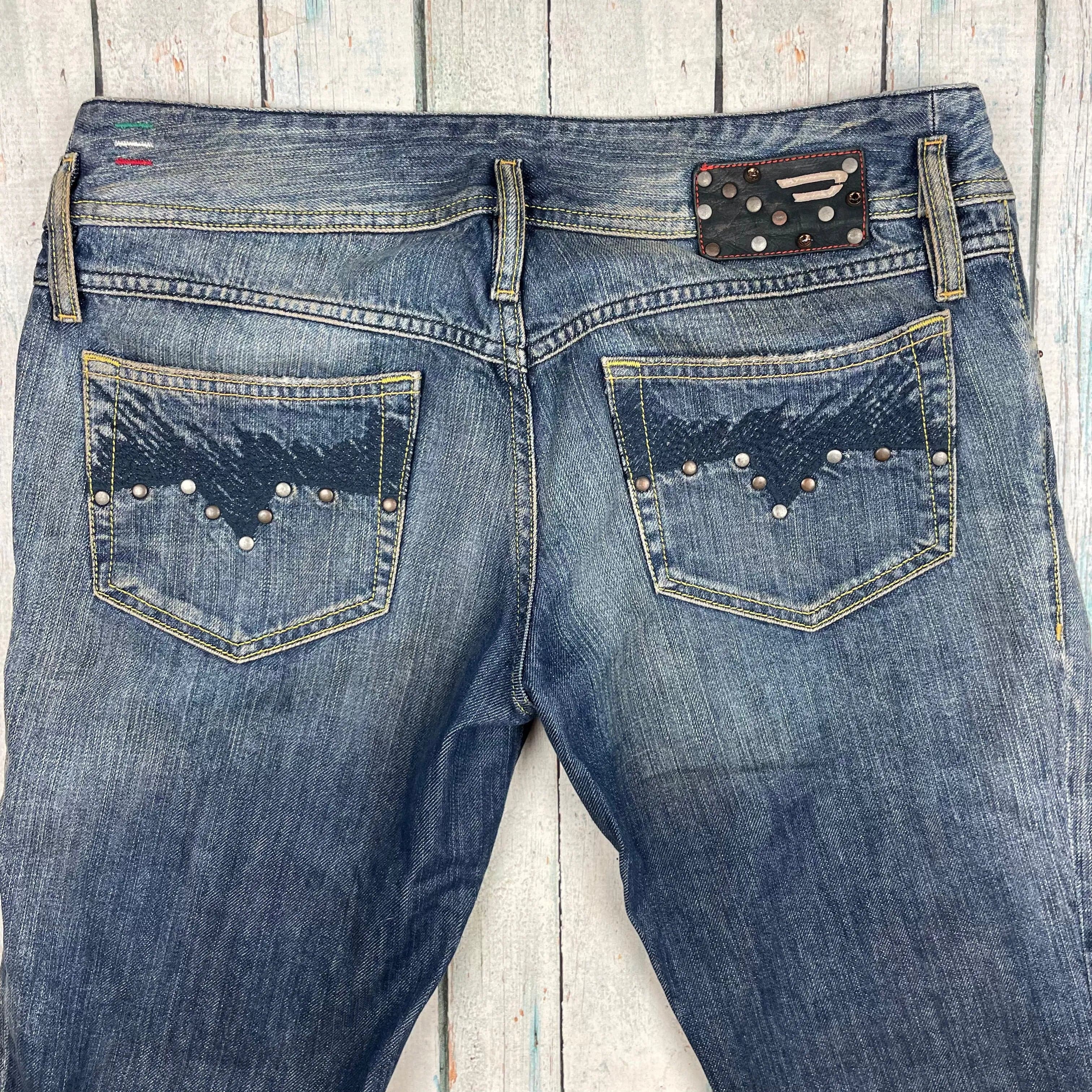 Diesel 'Matic' Low Straight Leg Distressed Jeans Size - 30/32 — photo 3 of 10