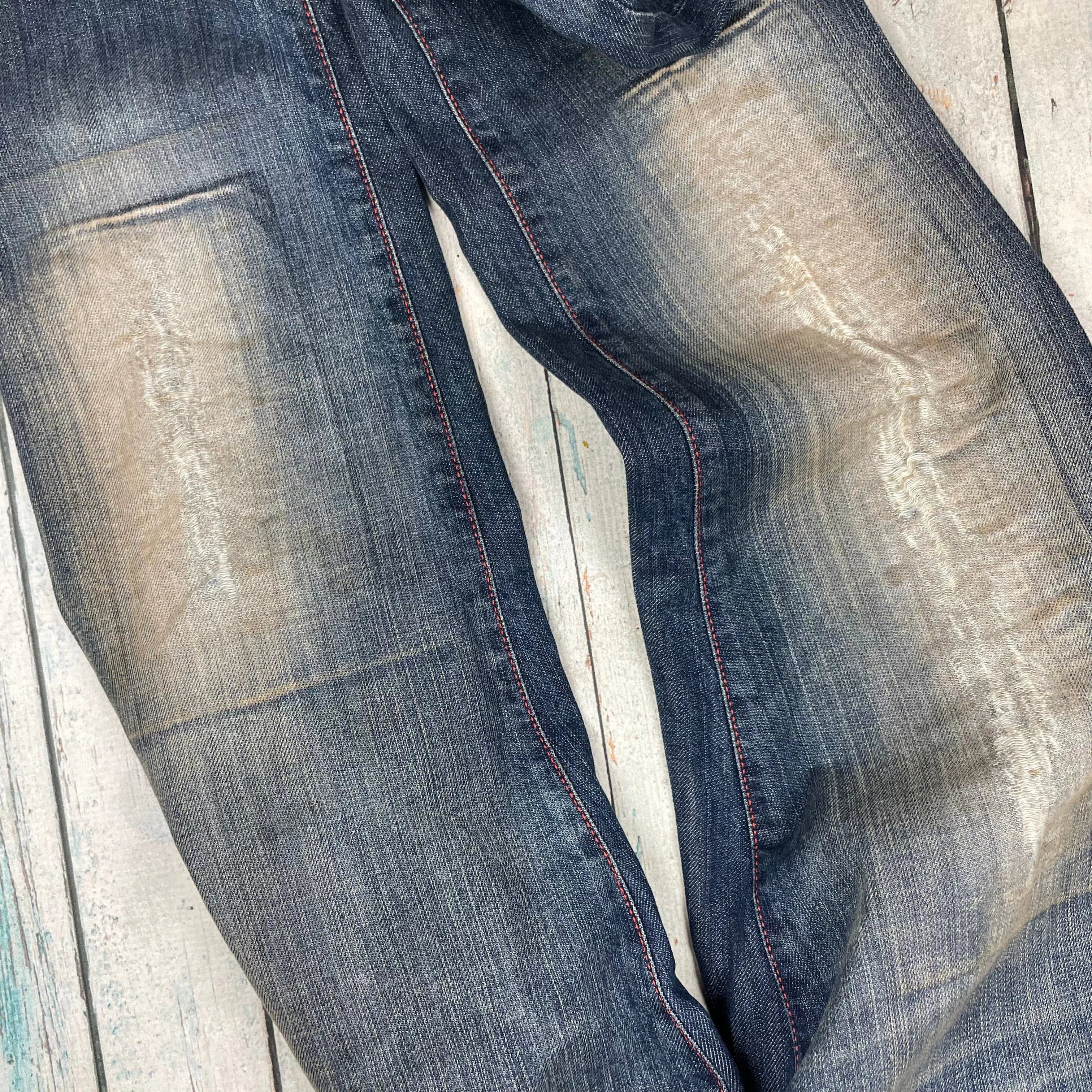 Diesel 'Matic' Low Straight Leg Distressed Jeans Size - 30/32 — photo 7 of 10