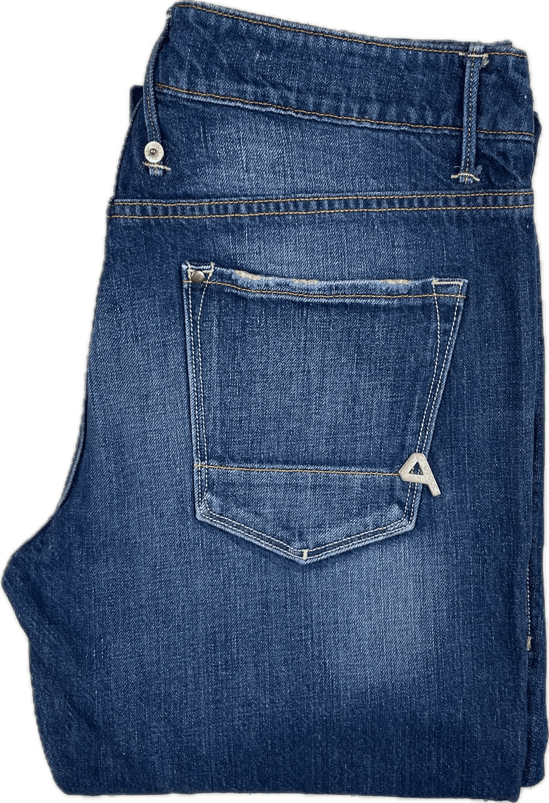 Ladies Italian Made Cycle 'Baggy' Easy Fit Distressed Jeans - Size 27 — photo 2 of 8