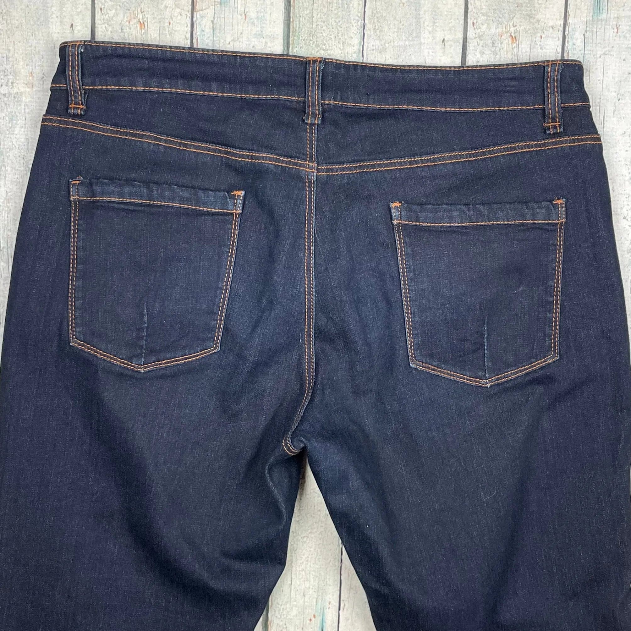 Country Road Dark Wash Slim Straight Jeans -Size 12 — photo 4 of 8
