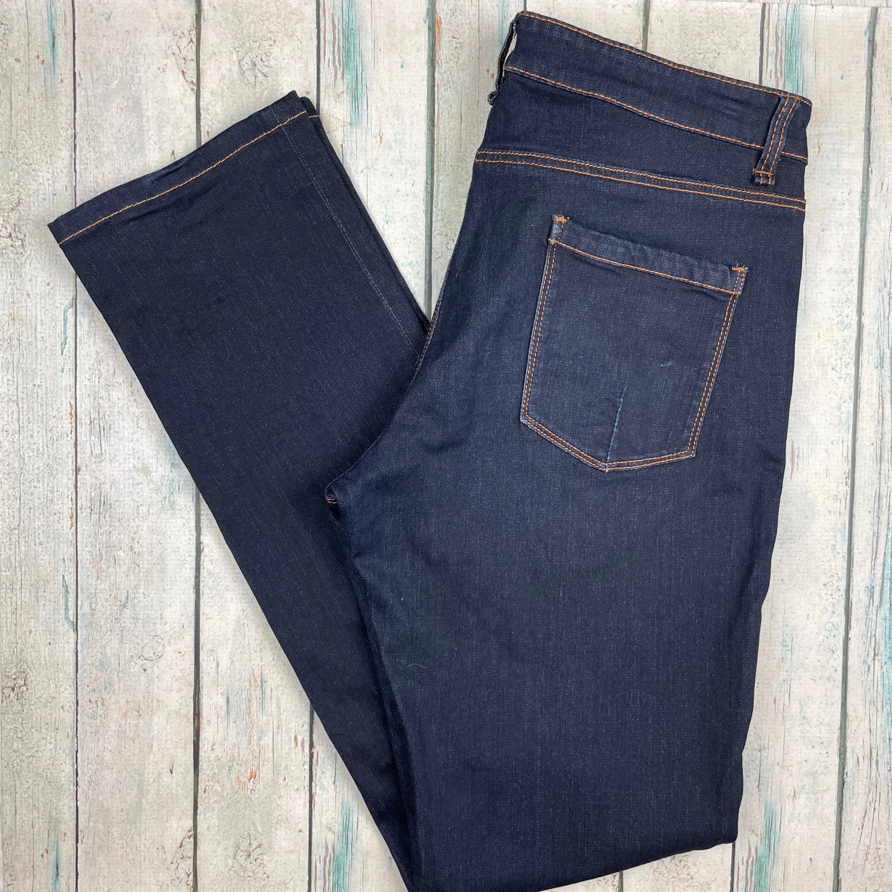 Country Road Dark Wash Slim Straight Jeans -Size 12 — photo 7 of 8