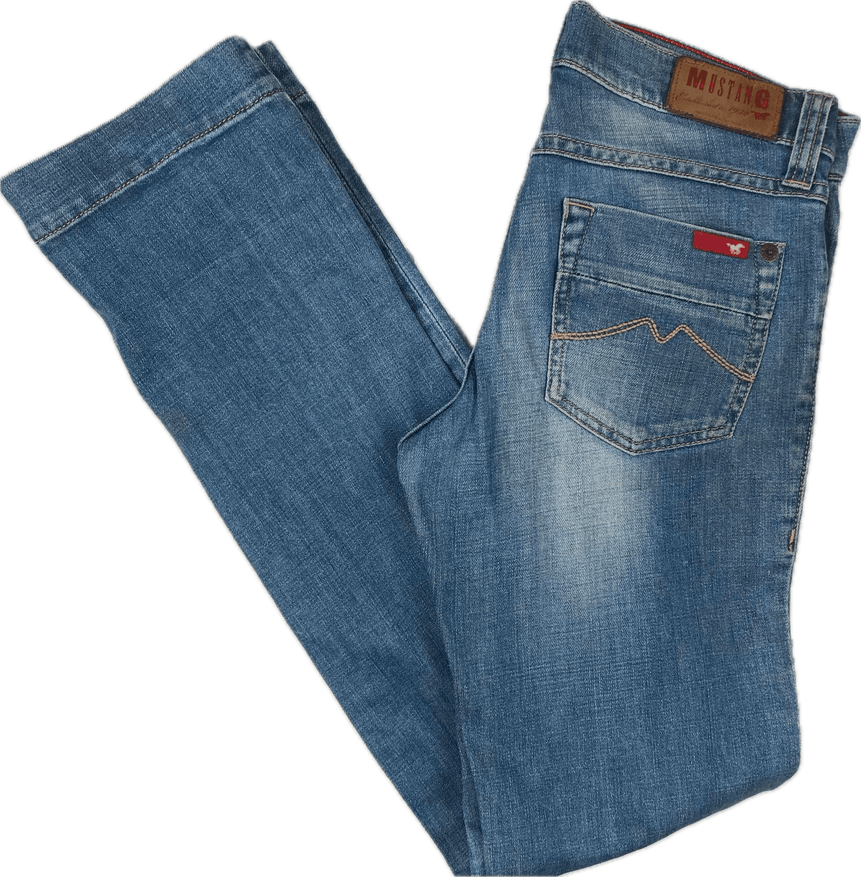 Mustang Slim Straight Distressed Denim Jeans Size - 28 or 10AU — photo 1 of 7