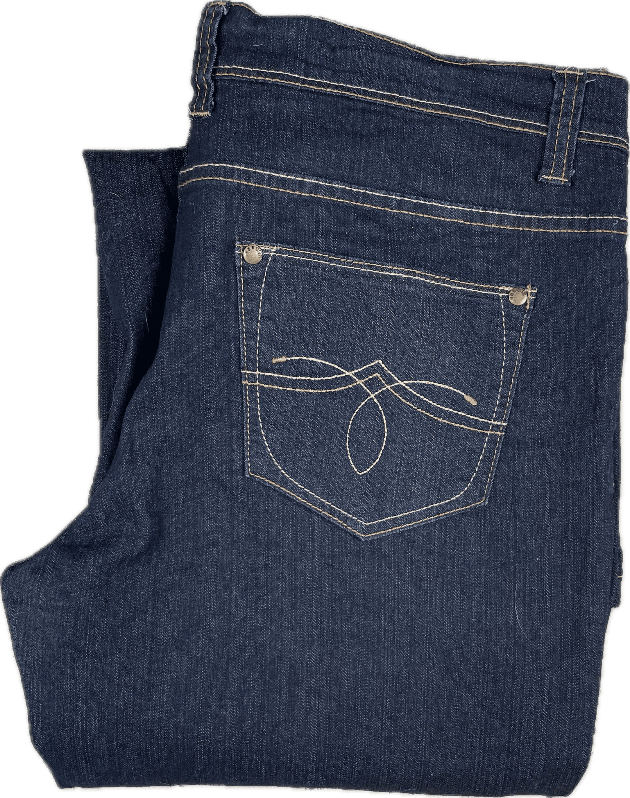 Yes Yes Jeans Italy Mid Waist Bootflare Jeans - Size 16 — photo 2 of 7
