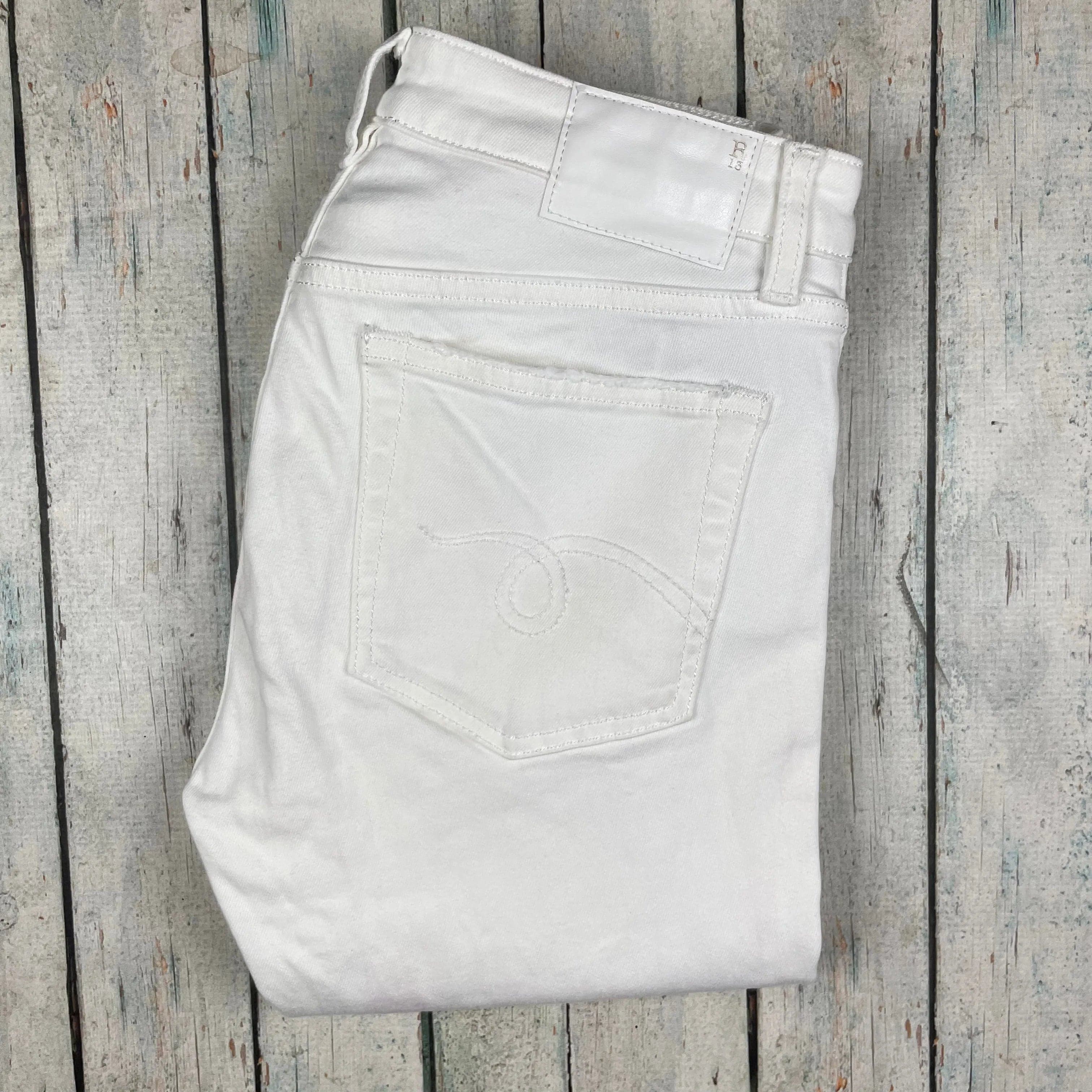 R13 Made in Italy Stretch 'Alison Crop' Jeans- Size 26 — photo 3 of 8