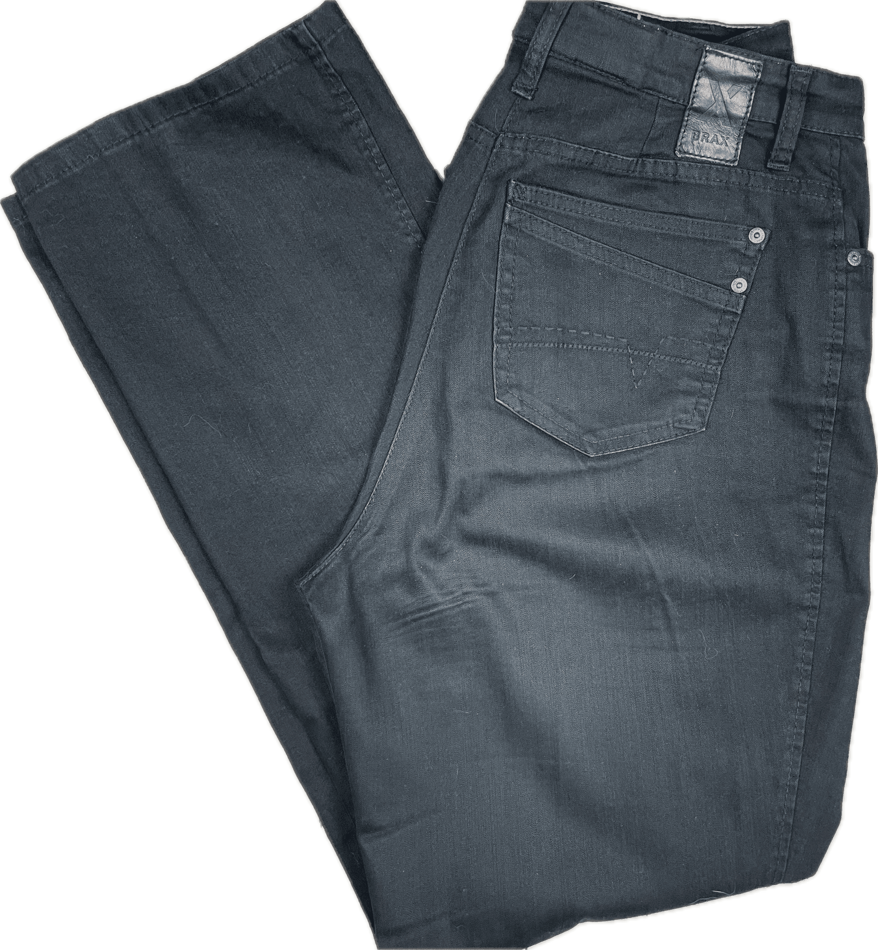 Brax Sport 'Carola' Black Straight Stretch Jeans - Size 34"or 16 — photo 1 of 7