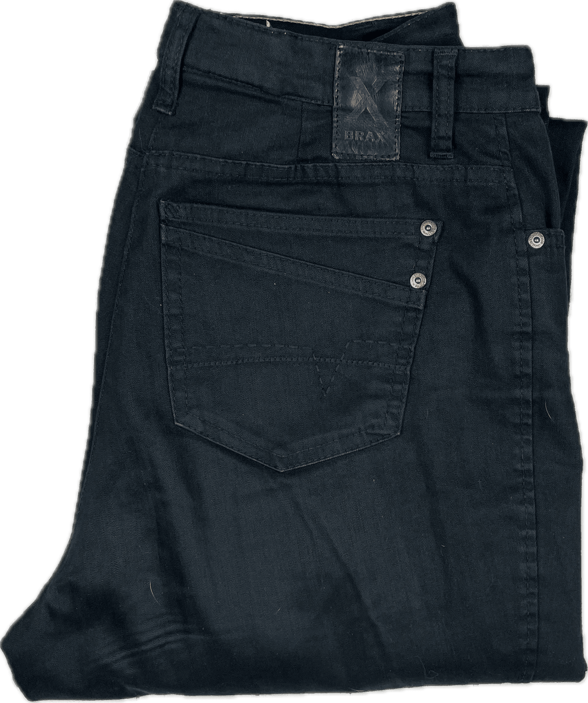 Brax Sport 'Carola' Black Straight Stretch Jeans - Size 34"or 16 — photo 2 of 7