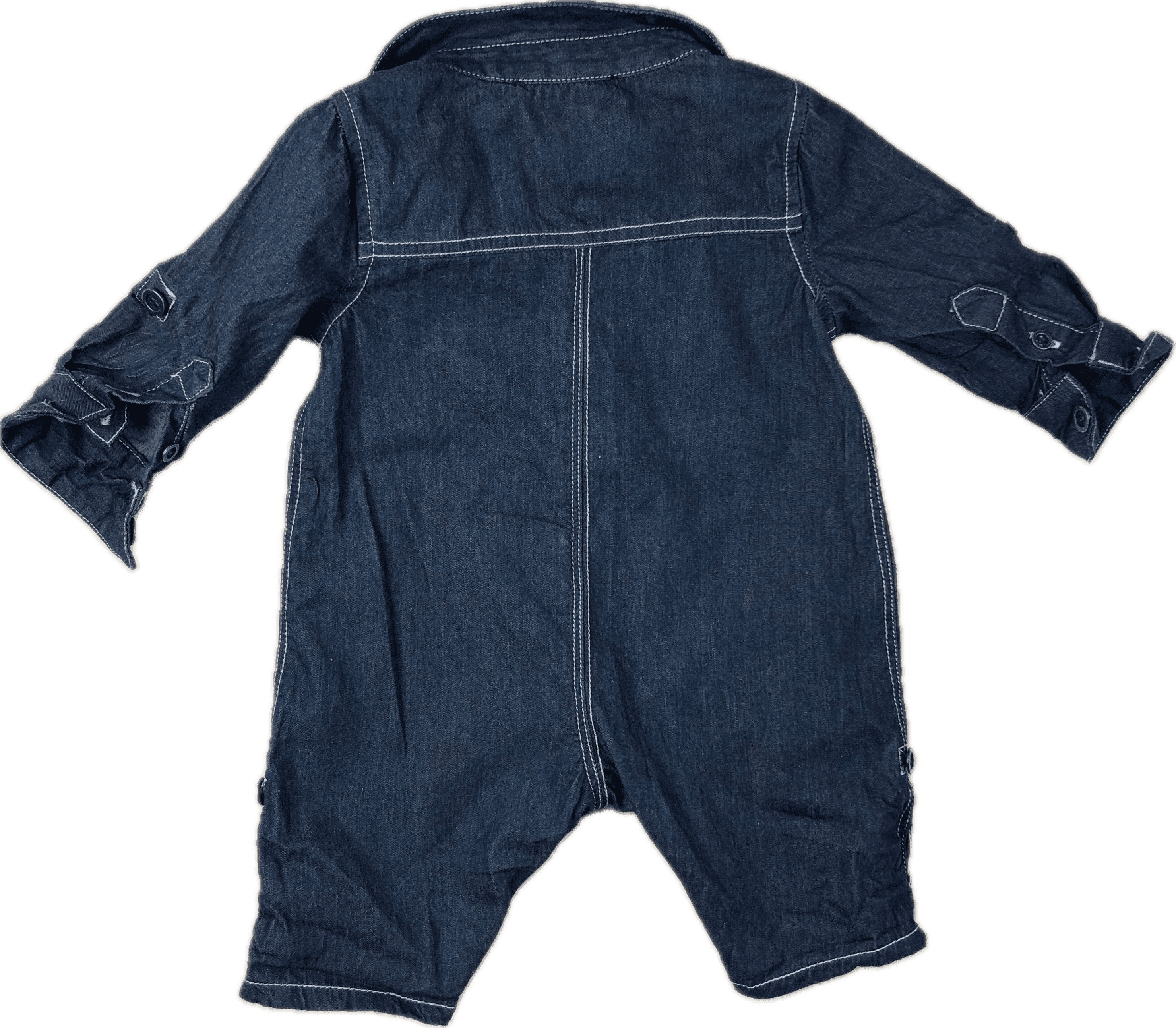 Bardot Junior Denim Boilersuit Jumpsuit- Size 3M — photo 4 of 9