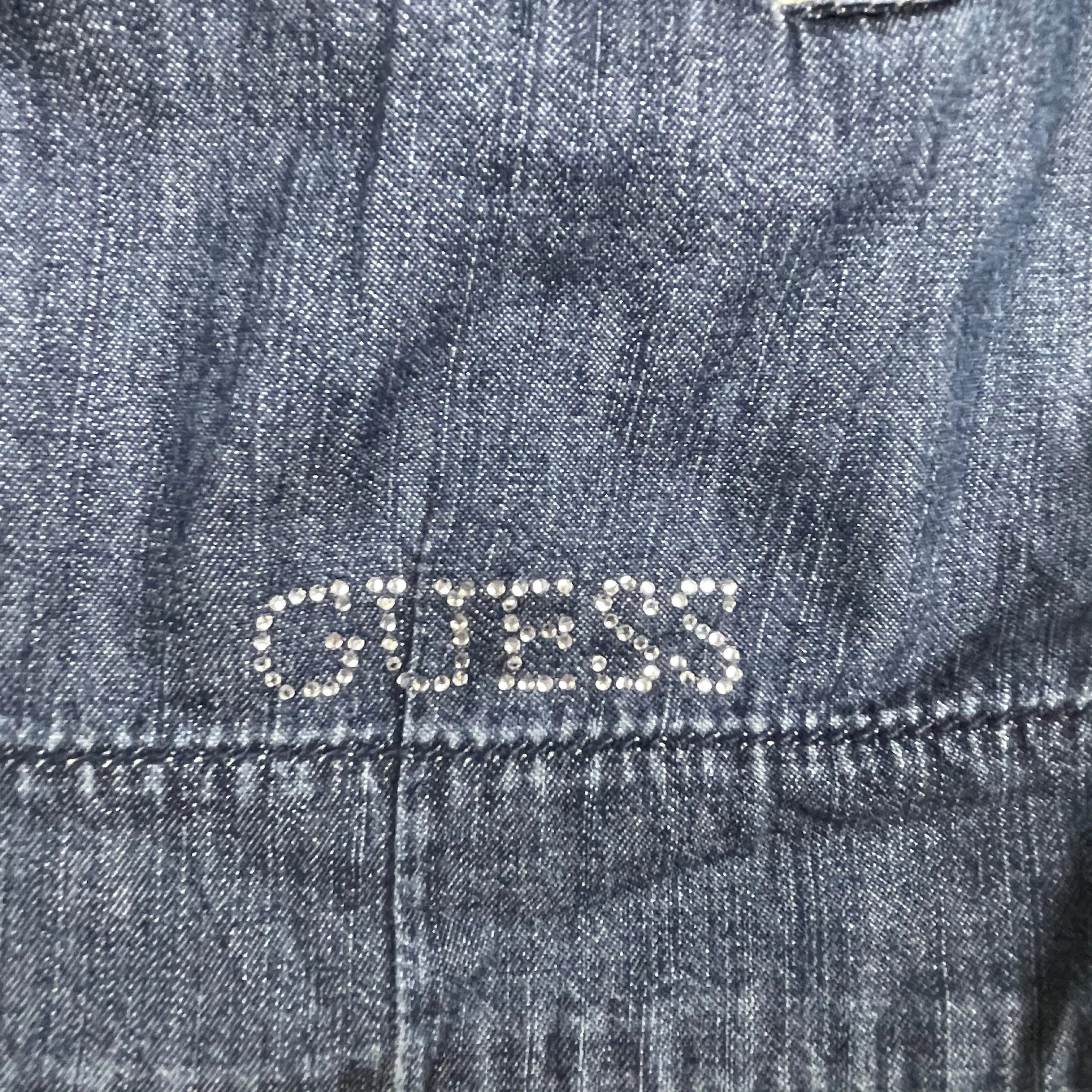 Guess Girls Denim Sailor Styled Mini Skirt- Size 12Y — photo 4 of 7