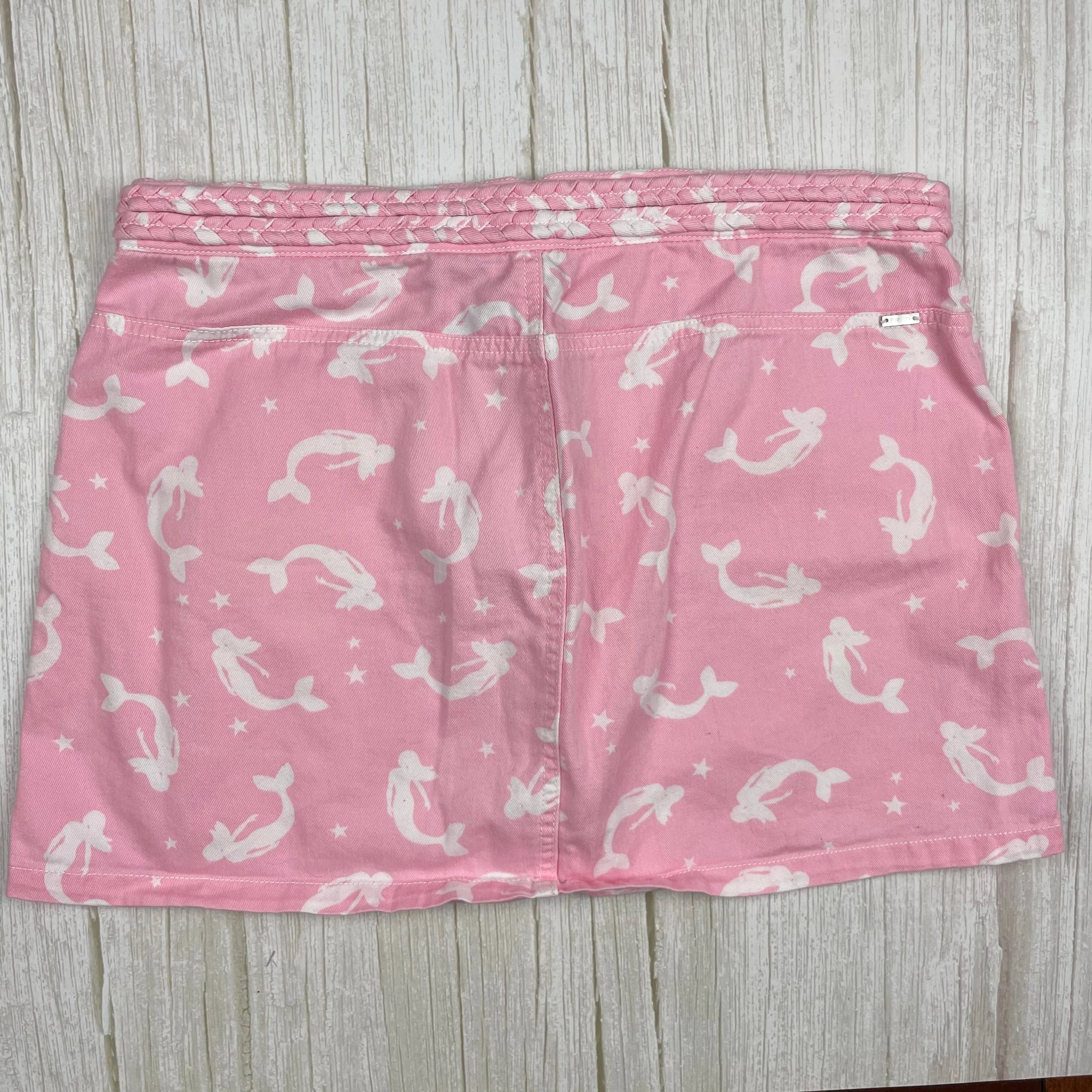Fred Bare Girls Denim Mermaid Print Mini Skirt- Size 14Y — photo 5 of 6
