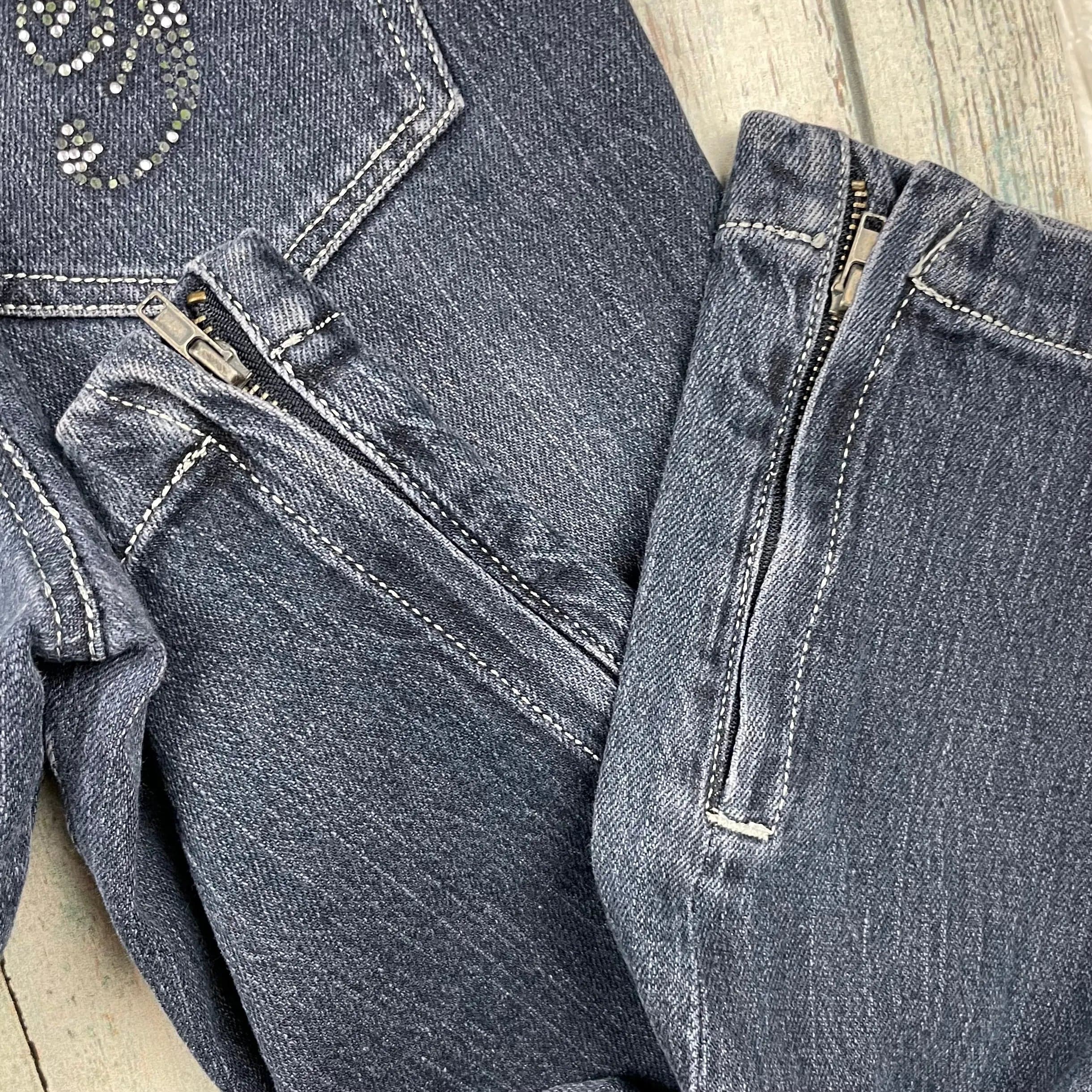 Fiorucci Stretch Denim Skinny Ankle Zip Jeans - Size 10Y — photo 4 of 6
