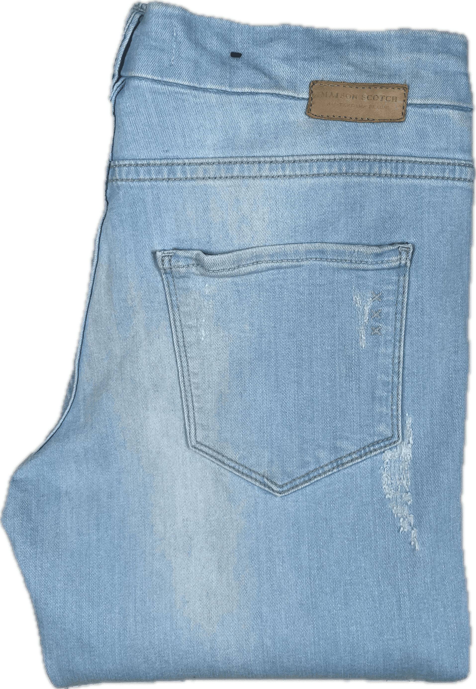 Maison Scotch 'La Parisienne' Distressed Denim Skinny Jeans - Size 28/32 — photo 2 of 7