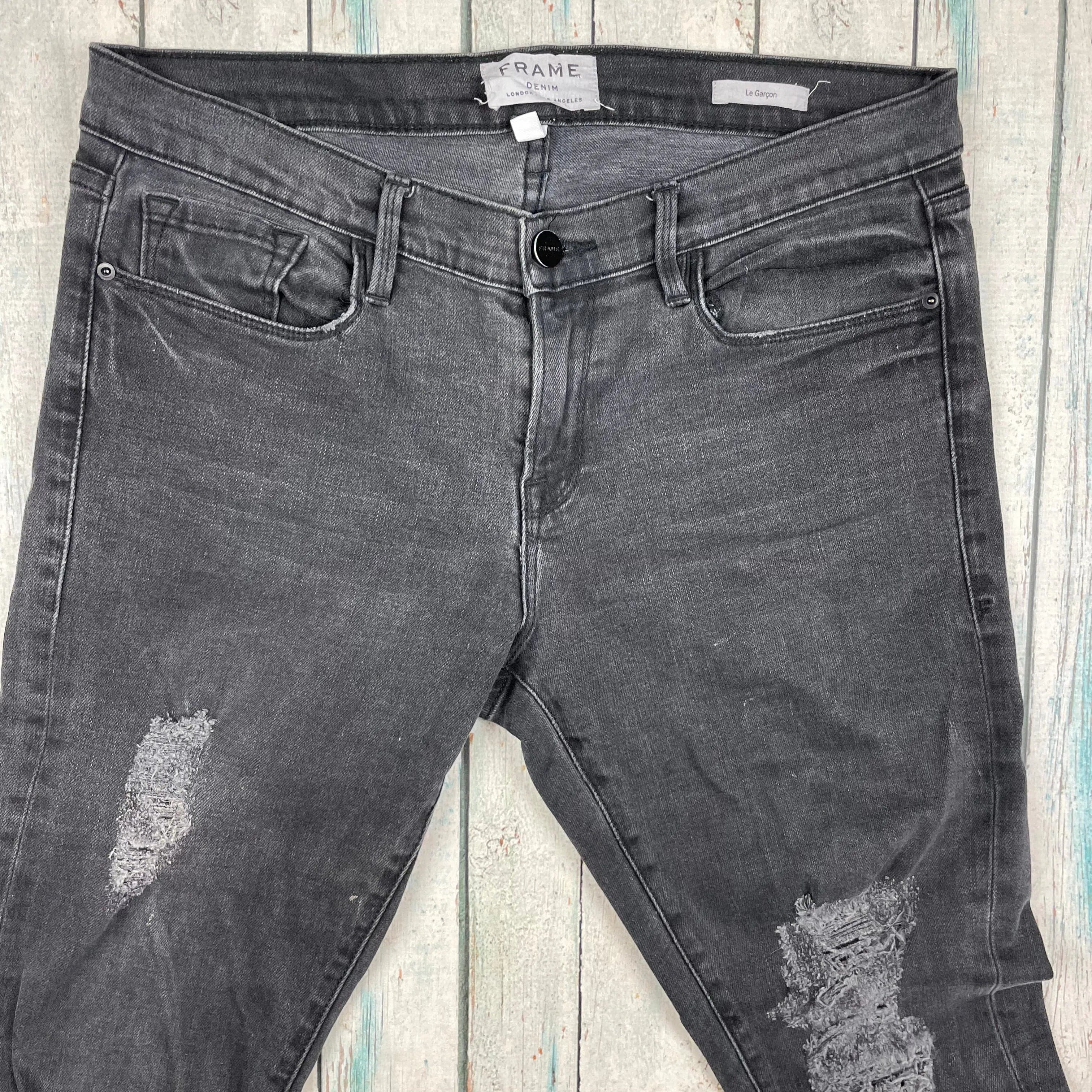 Frame Denim 'Le Garcon' Caswell Boyfriend Jeans- Size 27 — photo 3 of 6