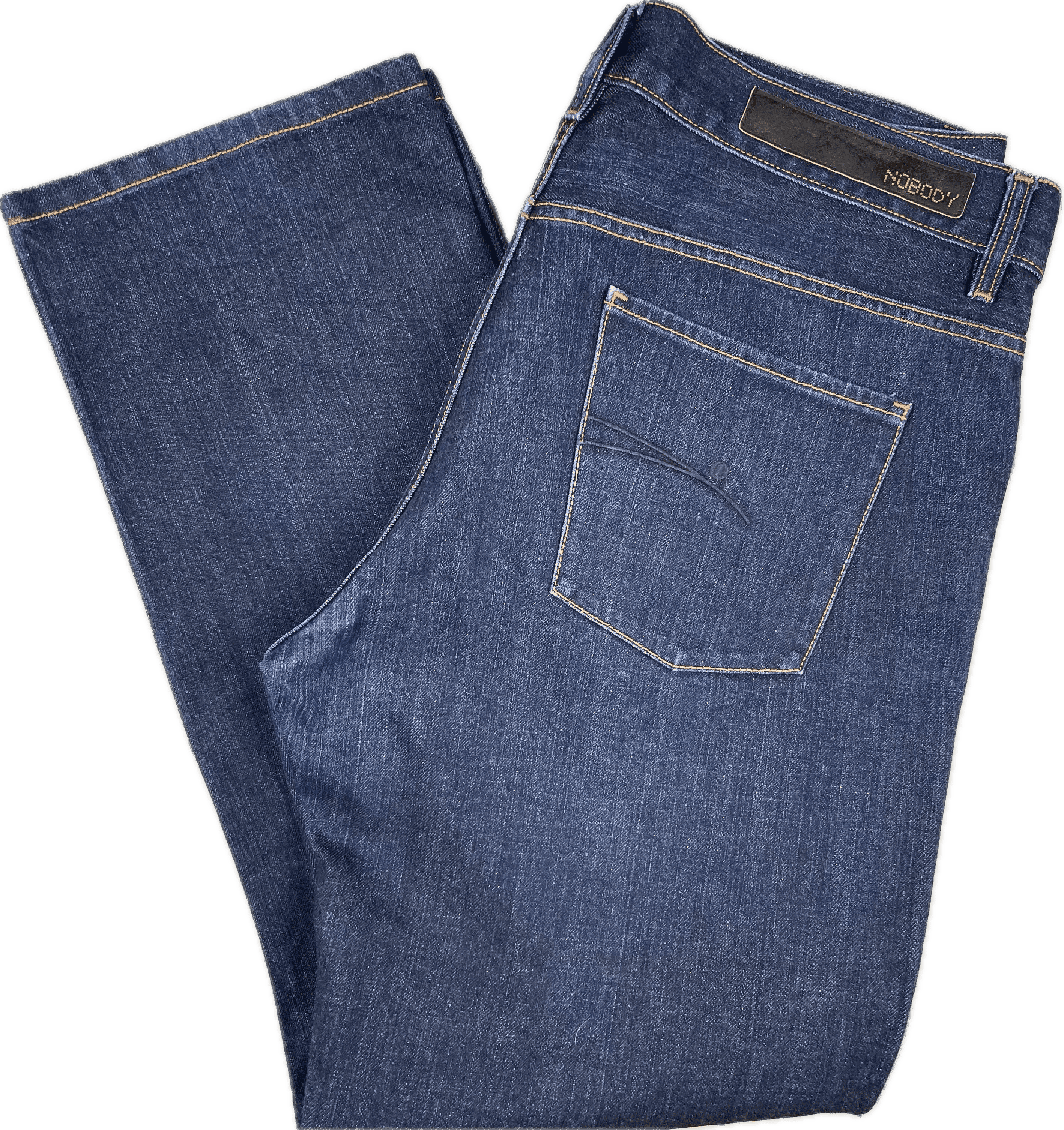 Dark Wash Easy Fit NOBODY Mens Jeans - Size 38 — photo 1 of 7