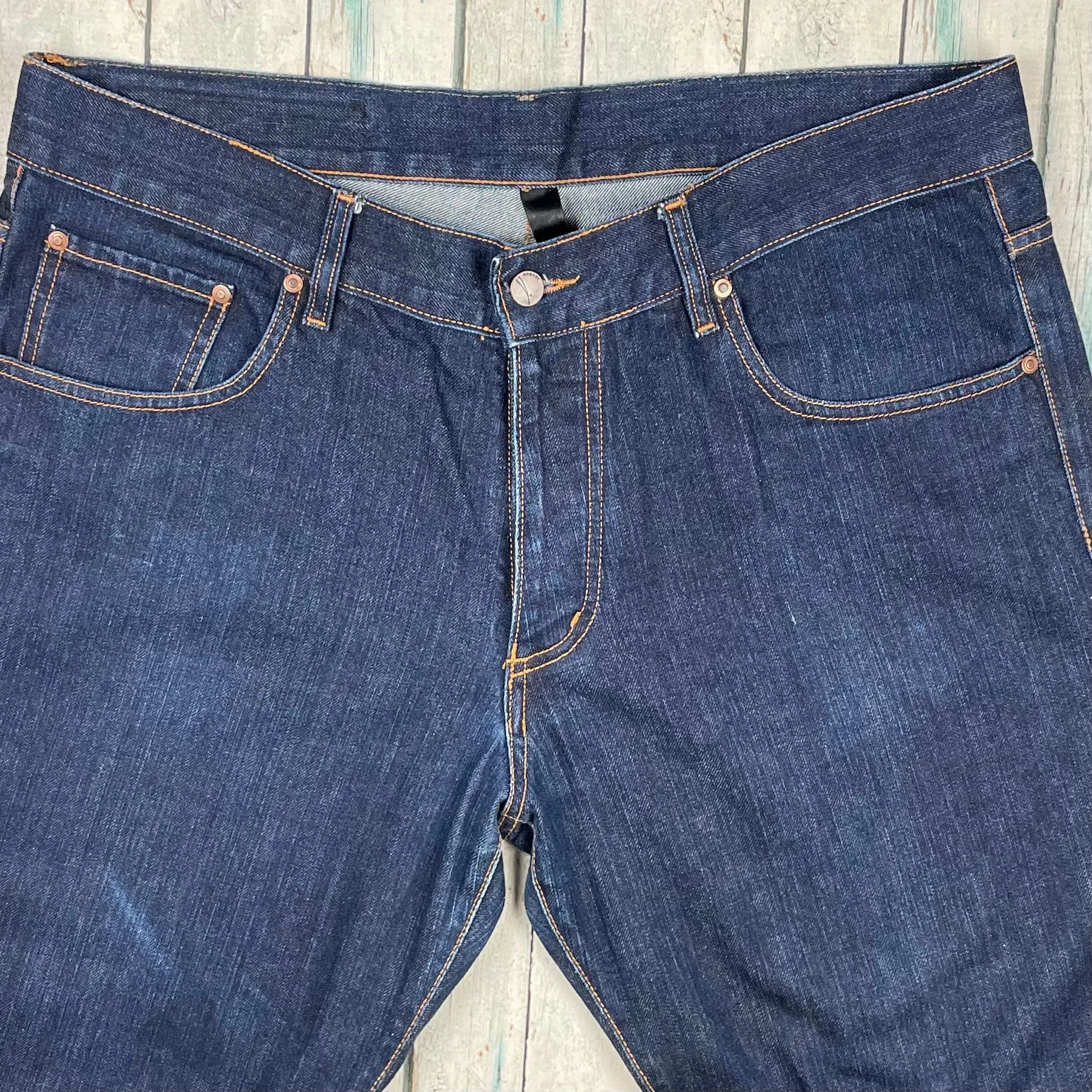 Dark Wash Easy Fit NOBODY Mens Jeans - Size 38 — photo 3 of 7