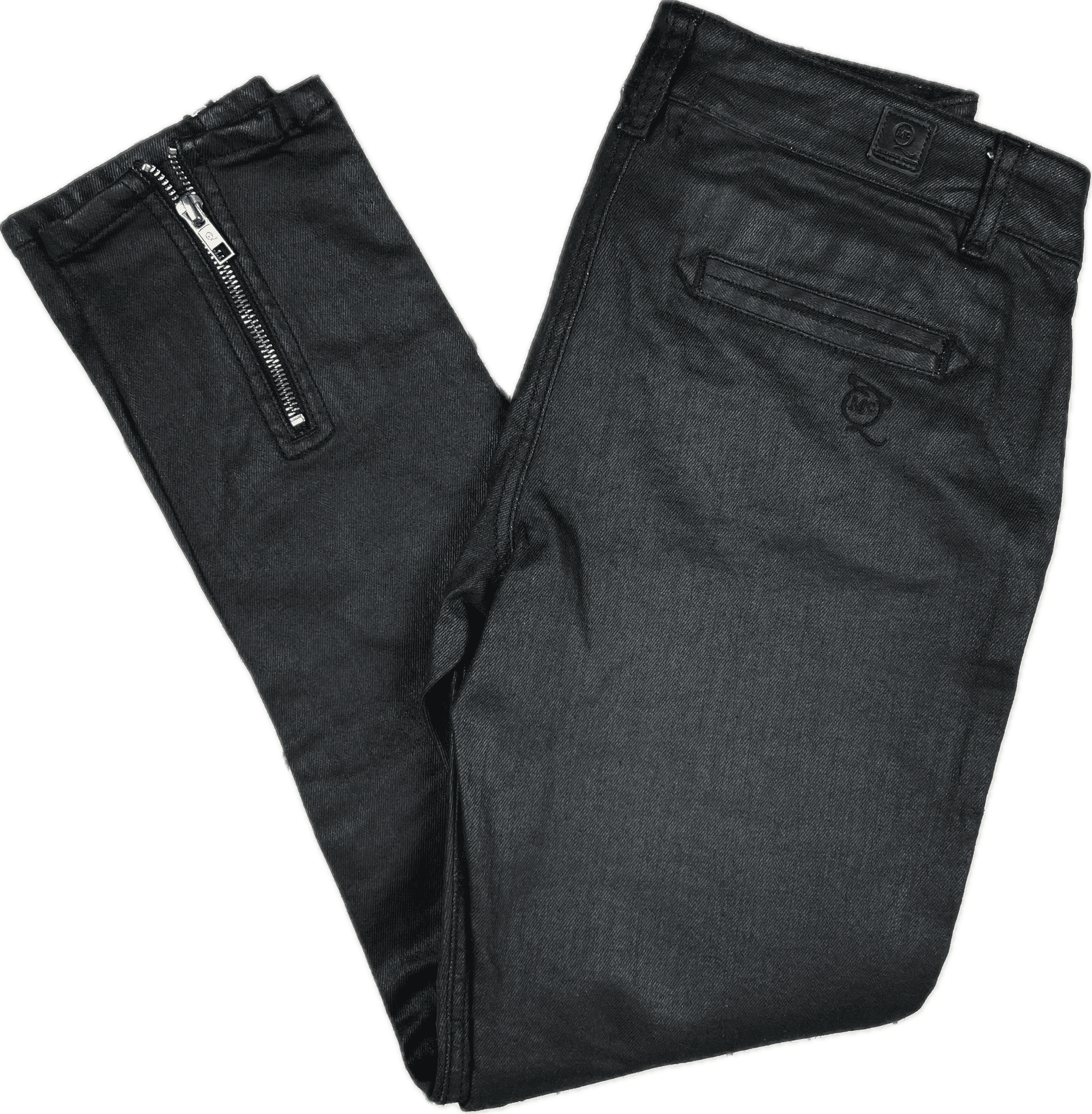 Alexander McQueen Ladies Moto Black Jeans - Size 26 — photo 2 of 10