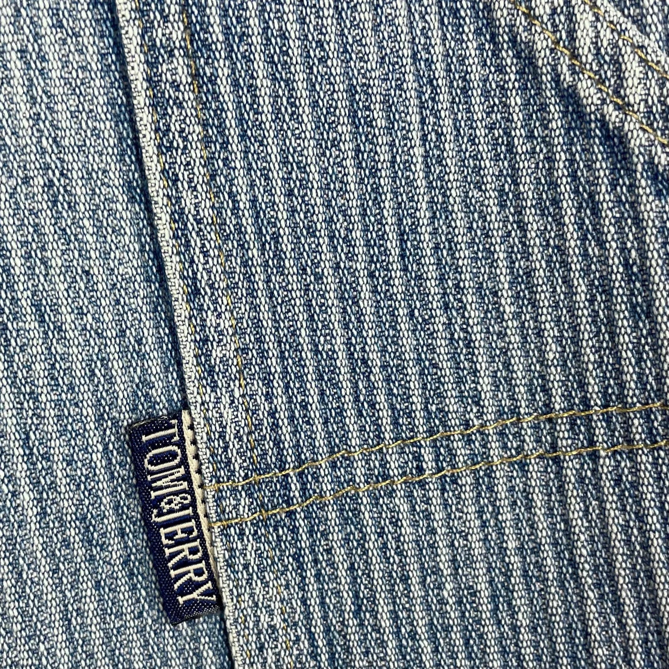 Vintage 90's Classic Kids 'Tom & Jerry' Denim Jeans - Suit Size- 9/10 — photo 5 of 9
