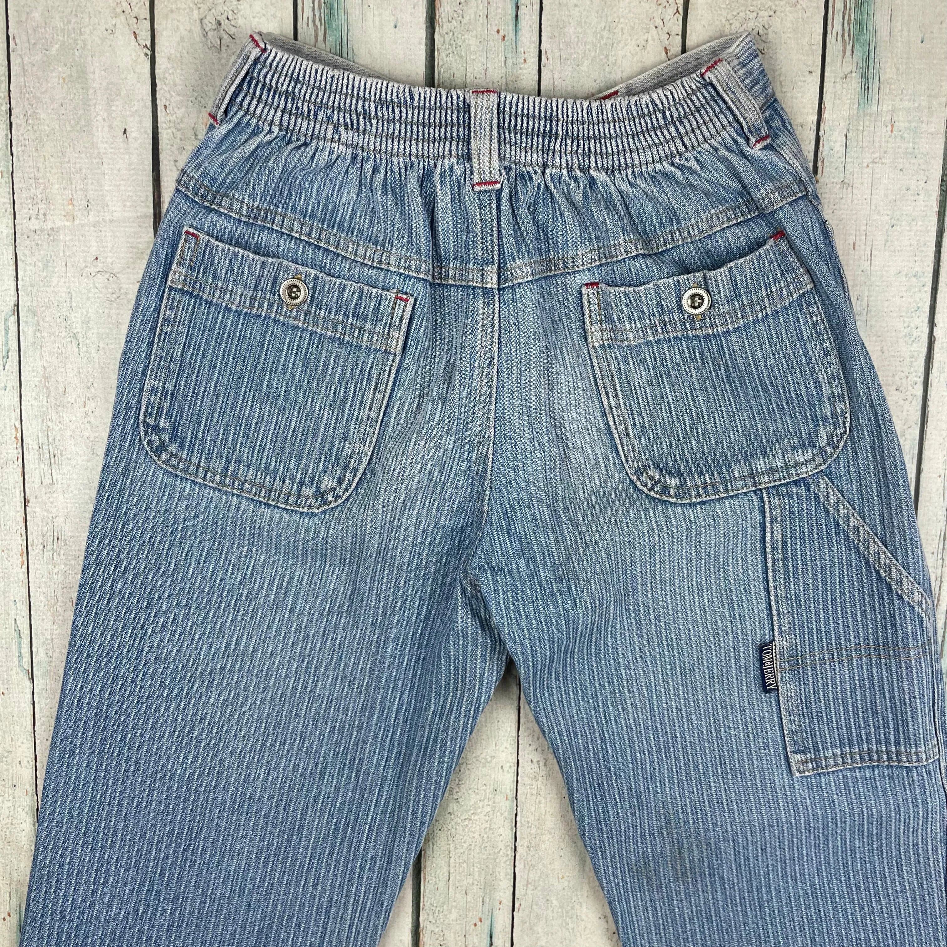 Vintage 90's Classic Kids 'Tom & Jerry' Denim Jeans - Suit Size- 9/10 — photo 8 of 9
