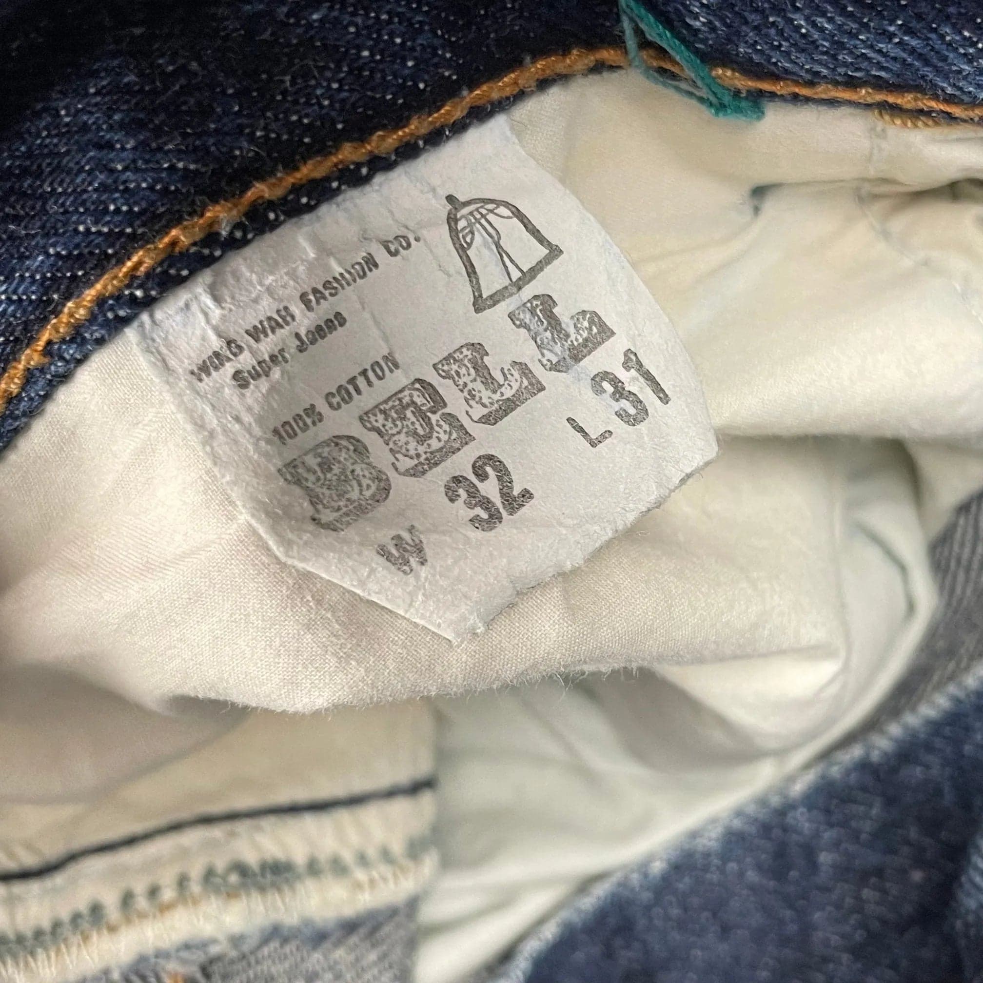 Vintage Tapered 'Mom Jeans' 90's BELL Jeans - Suit Size 12 — photo 5 of 8